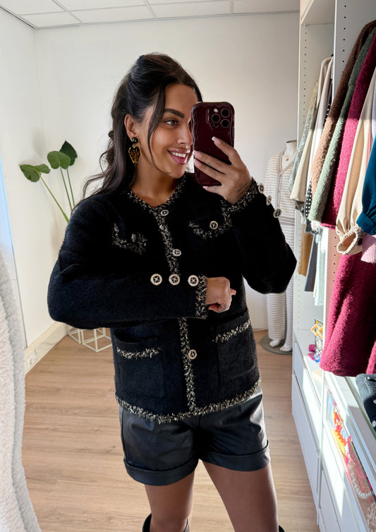Eleonore elegant vest black