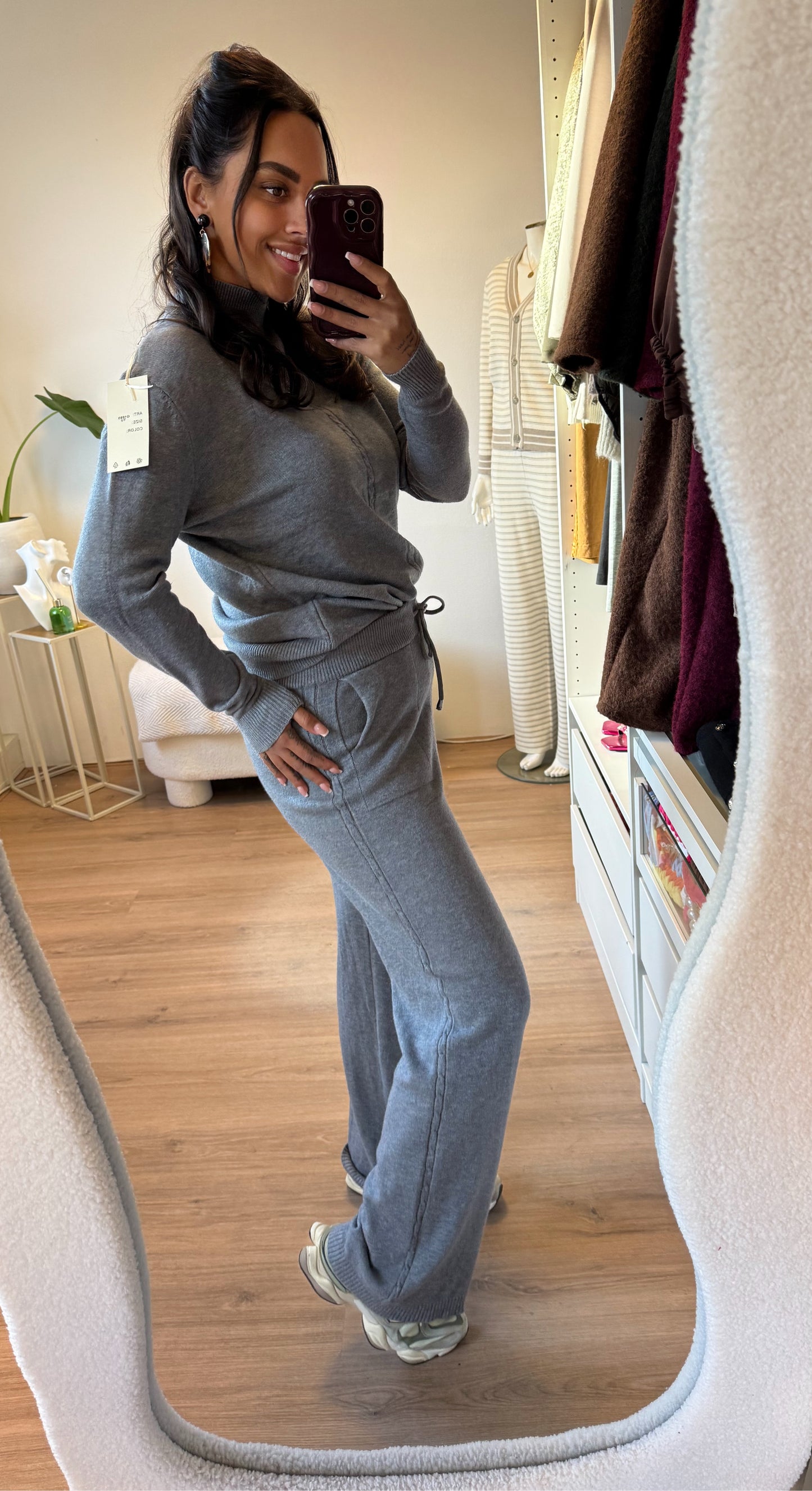 Comfy two piece set grey