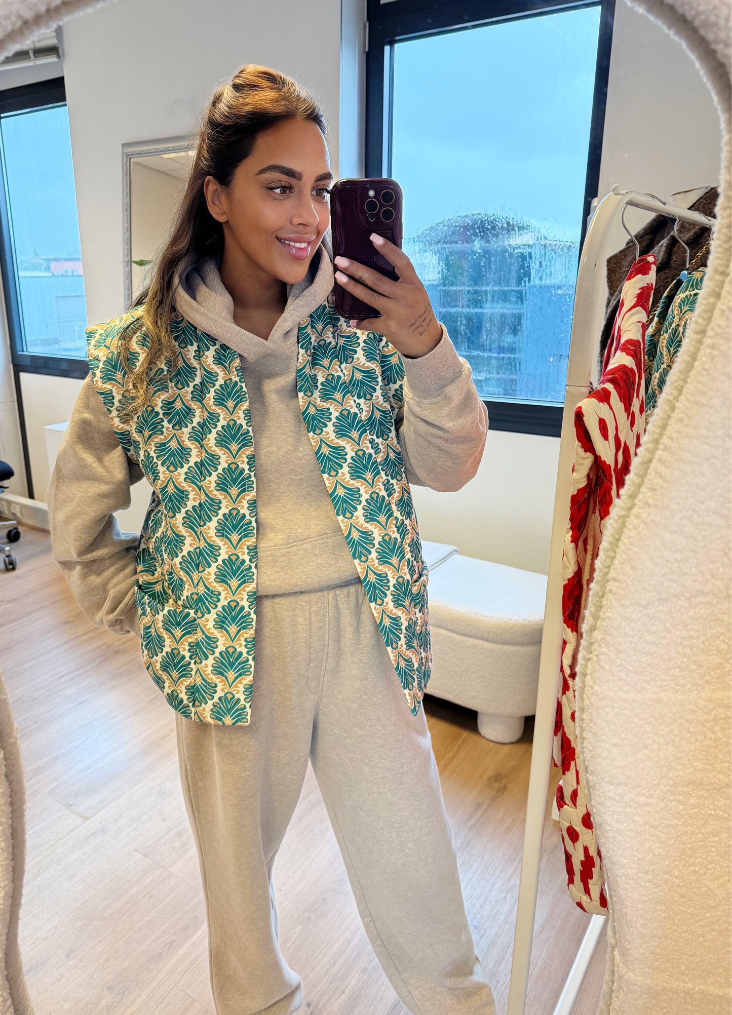 Norah gilet turquoise