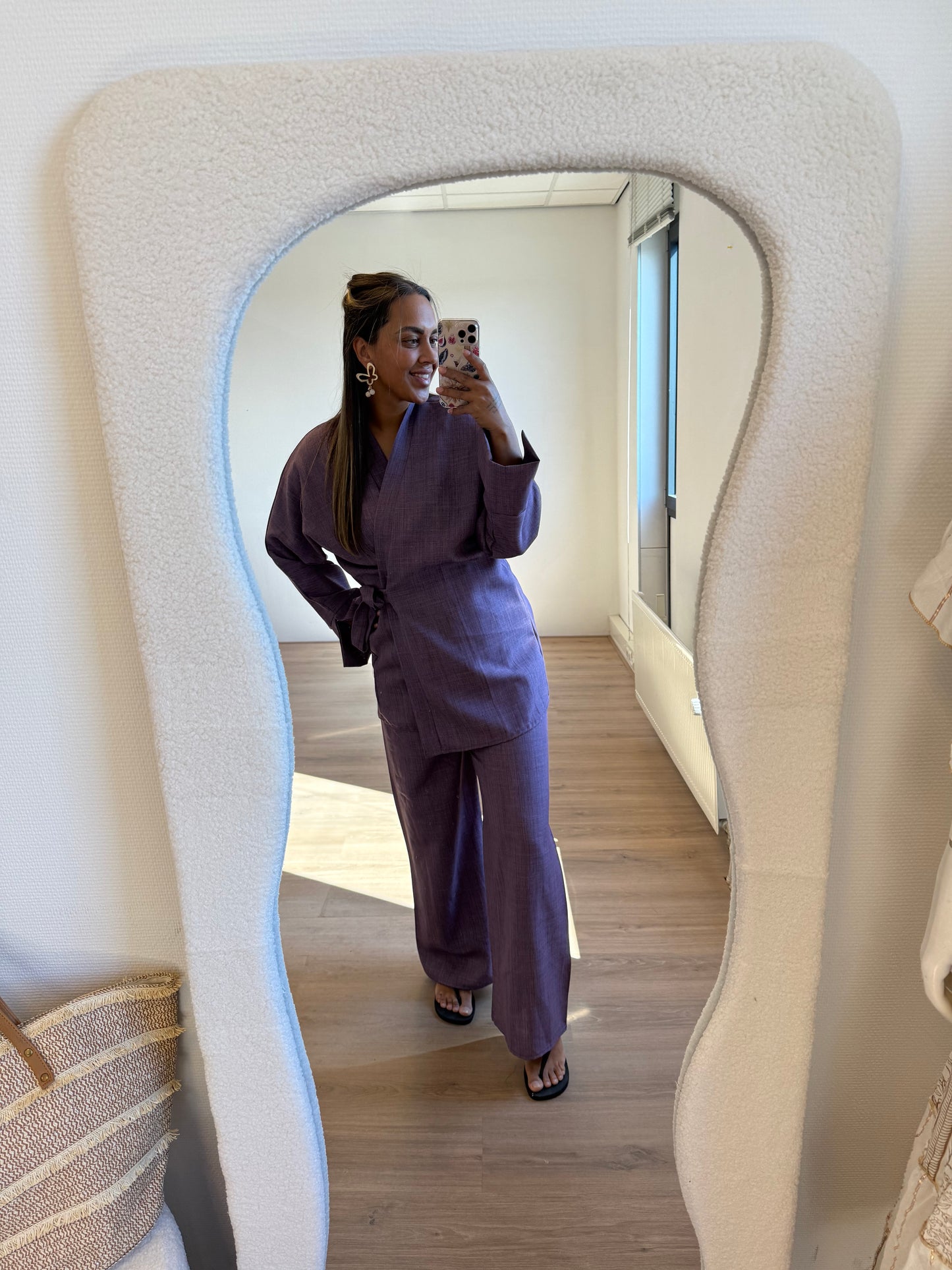 Mira two piece set mauve