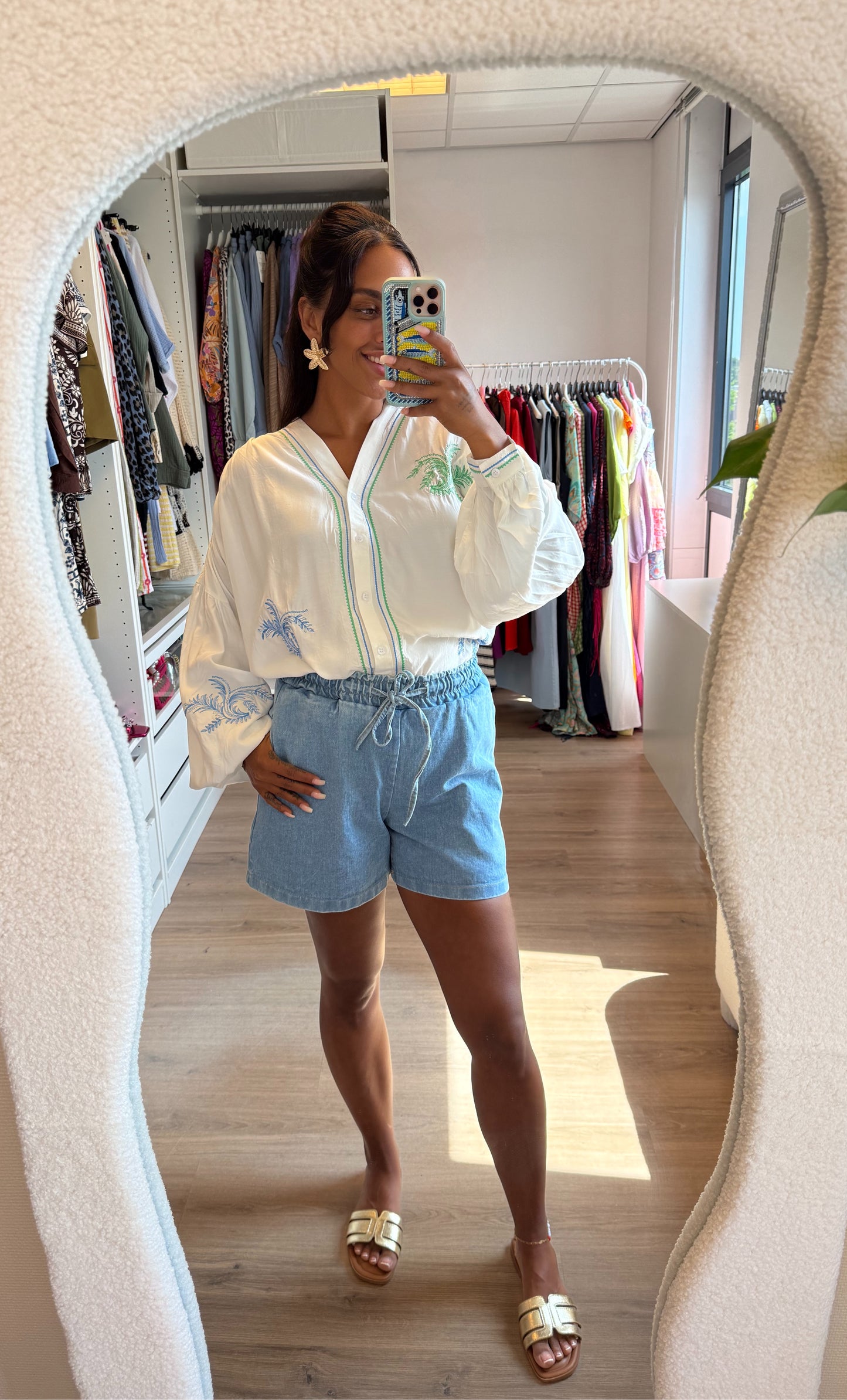Denim short