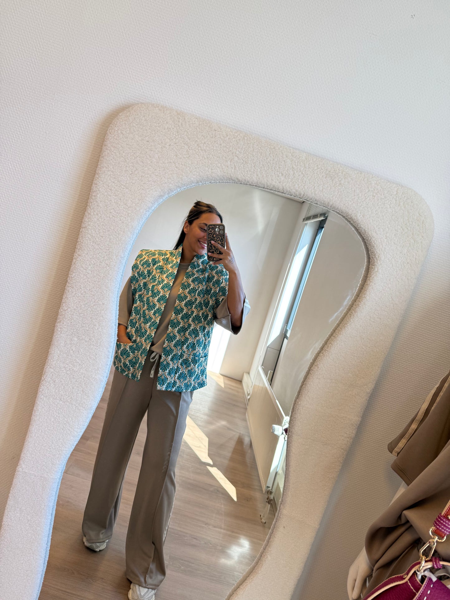 Norah gilet turquoise