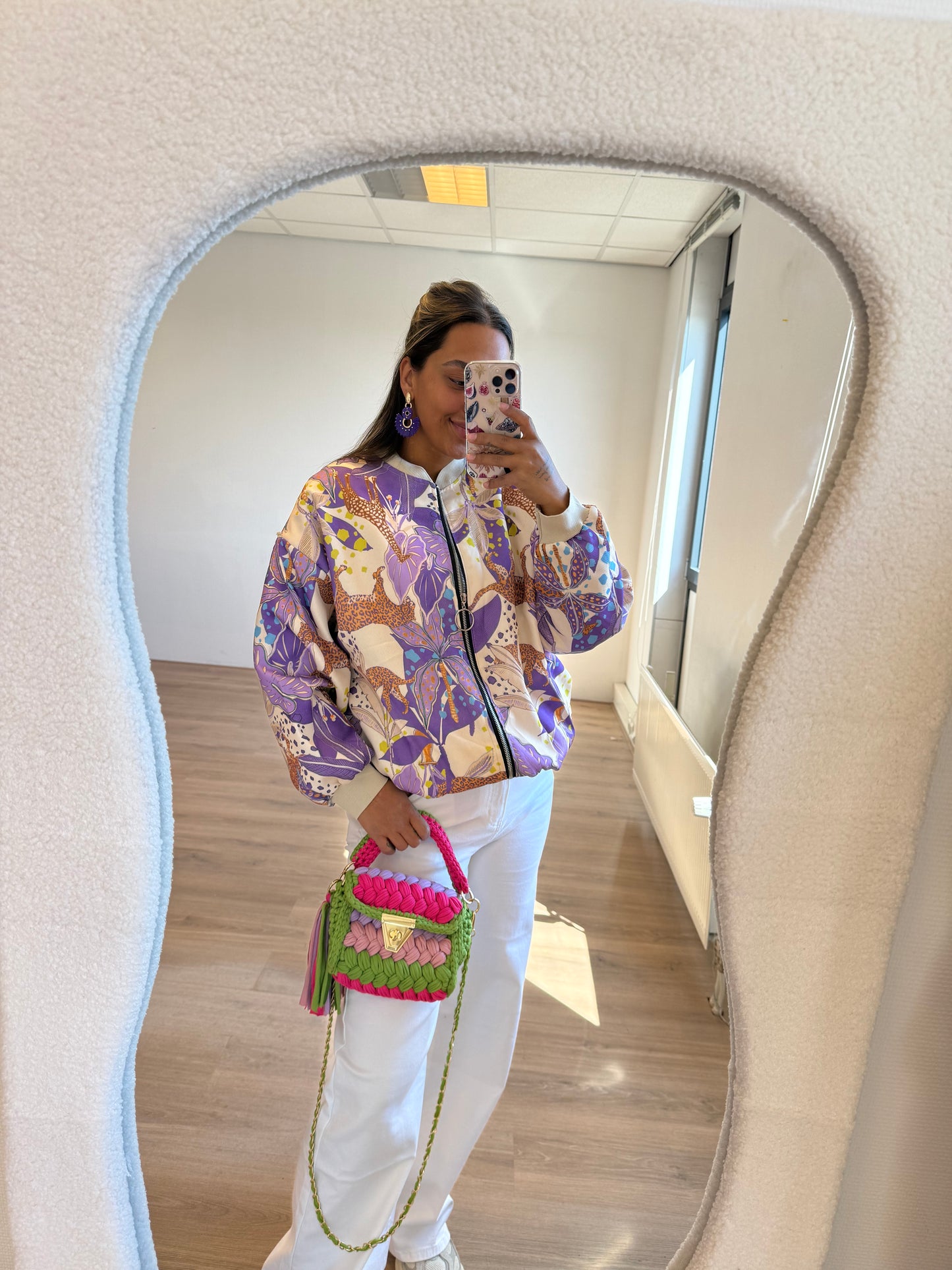 Julie jungle jacket purple