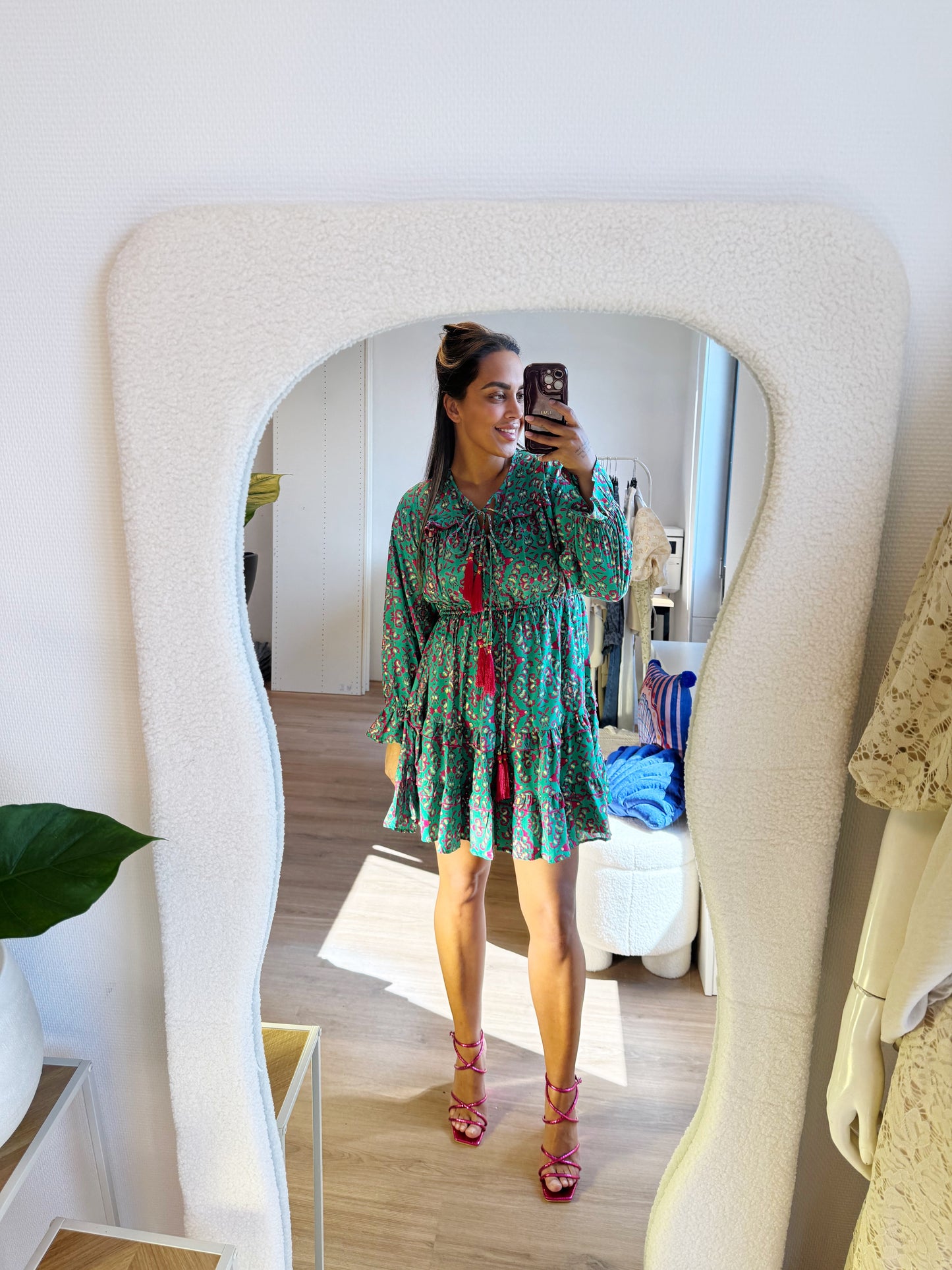 Lolita dress green & pink