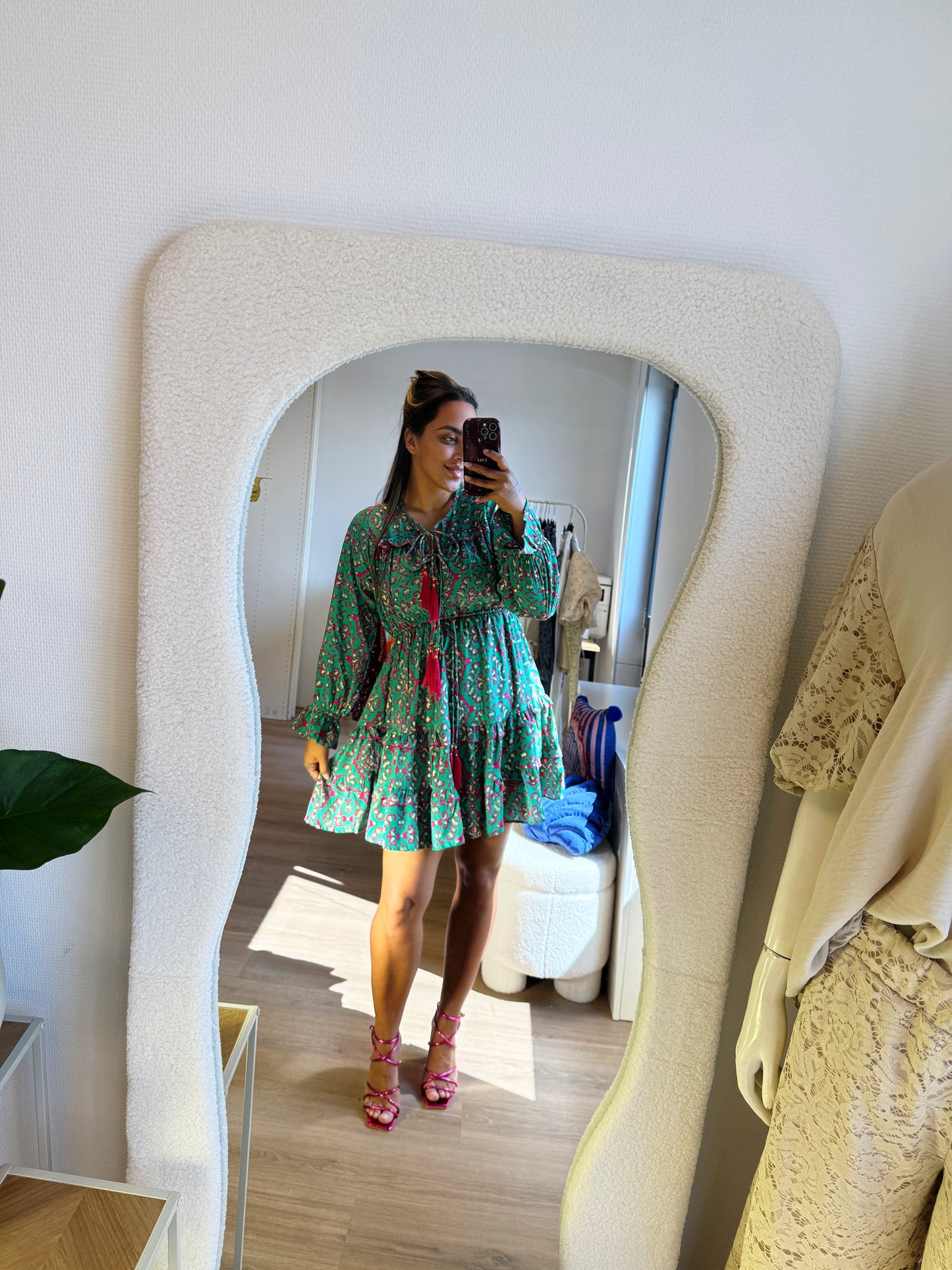 Lolita dress green & pink