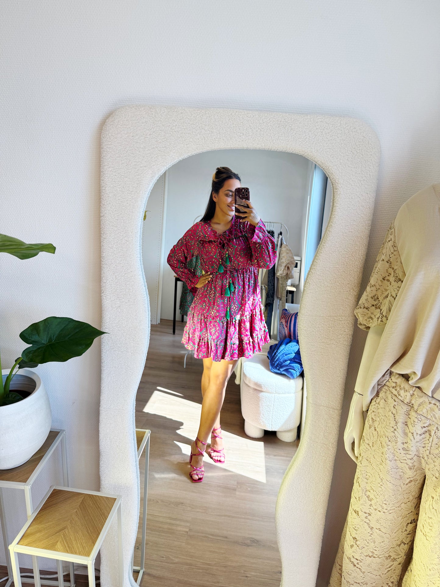 Lolita dress pink & green