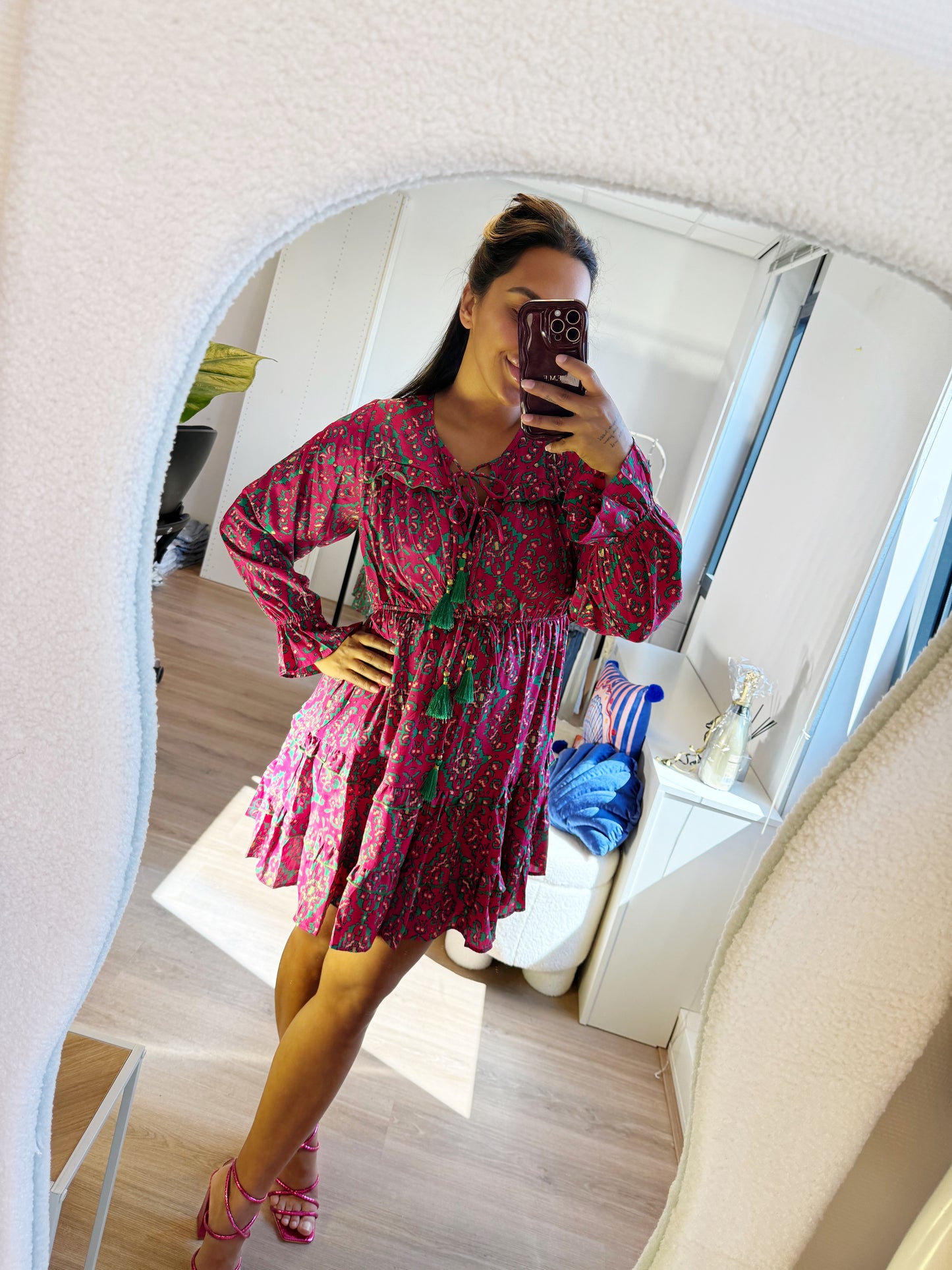 Lolita dress pink & green