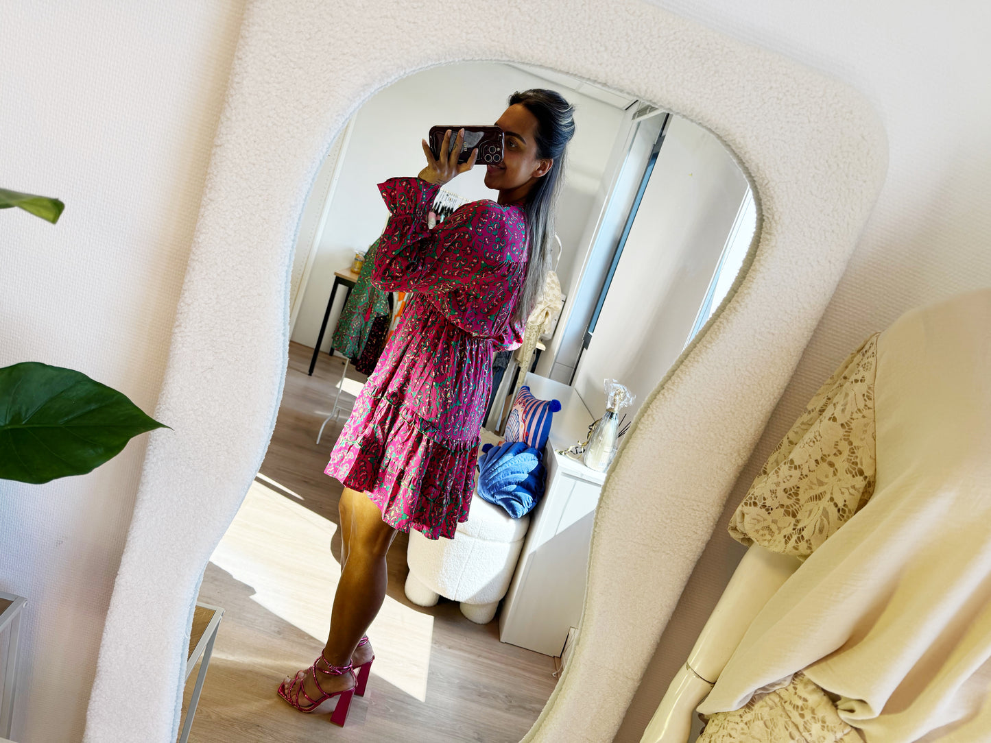 Lolita dress pink & green