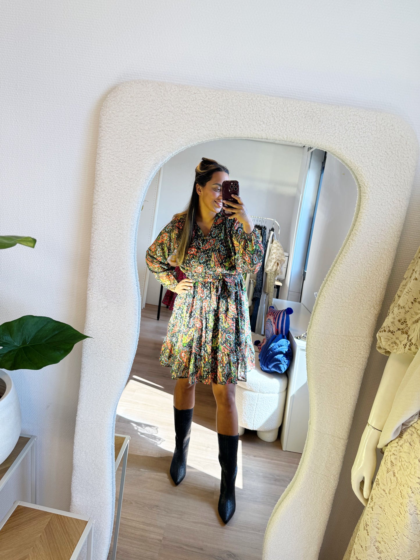 Gianna golden detail dress