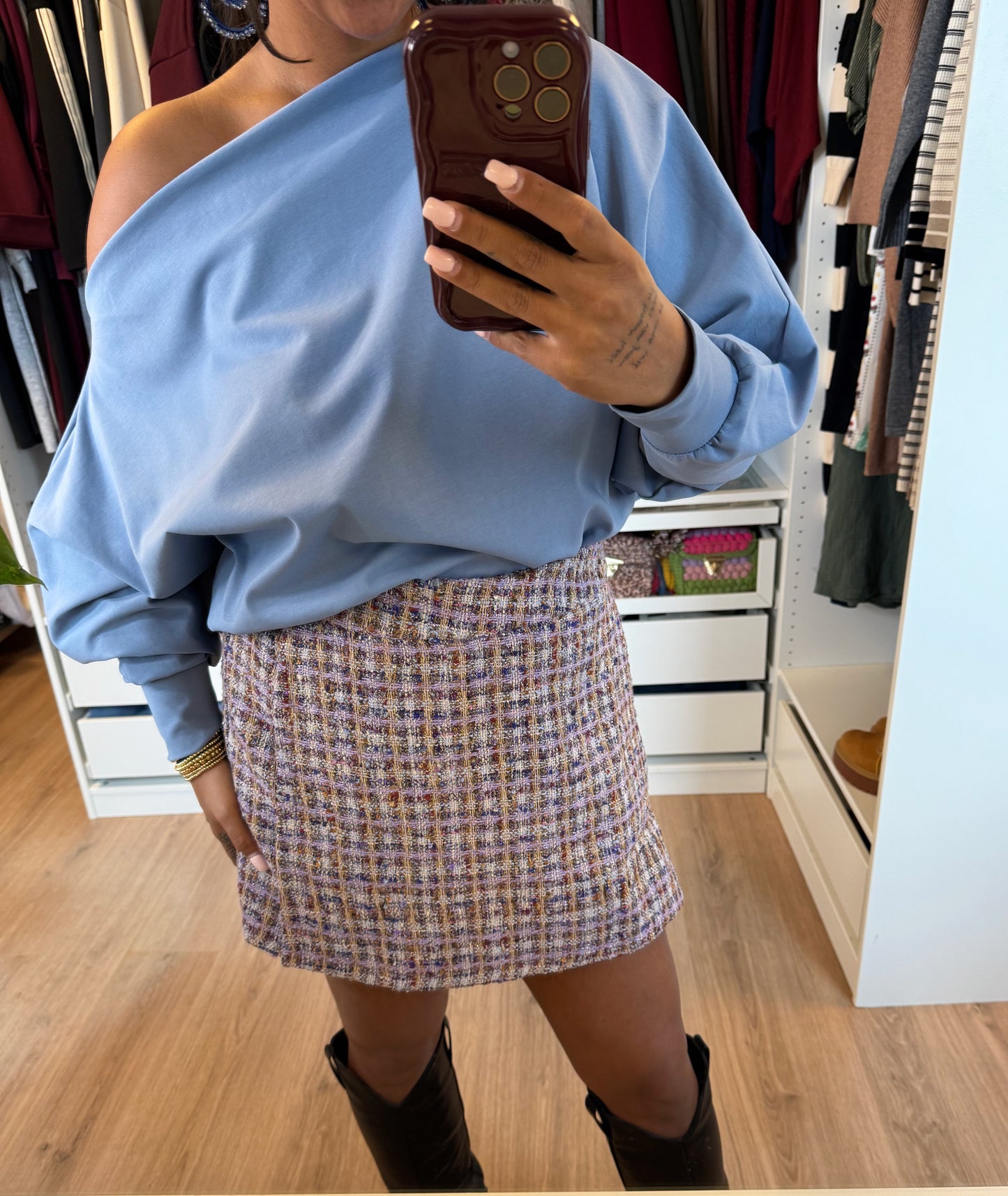 Tara tweede skort multi color