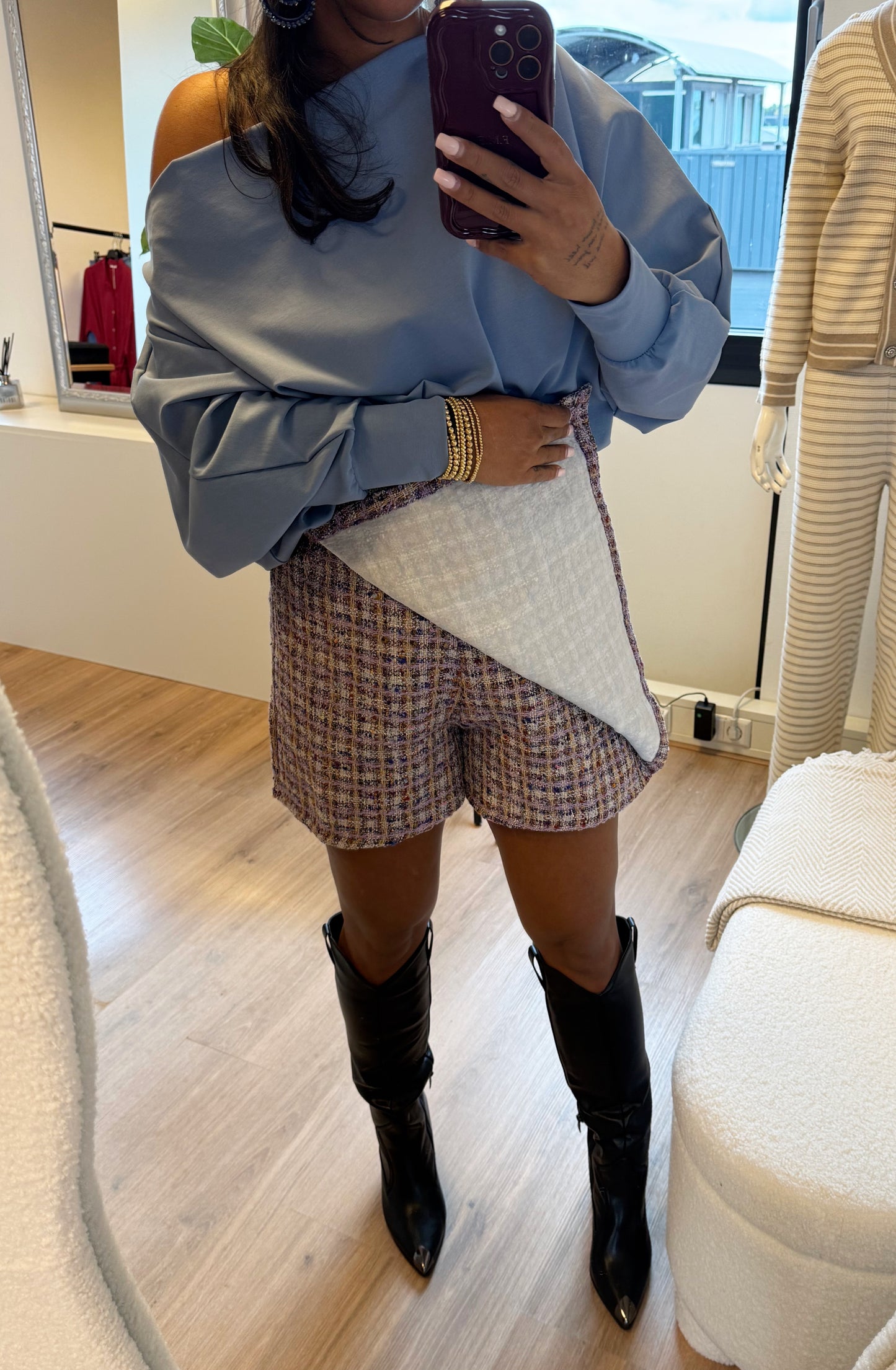Tara tweede skort multi color