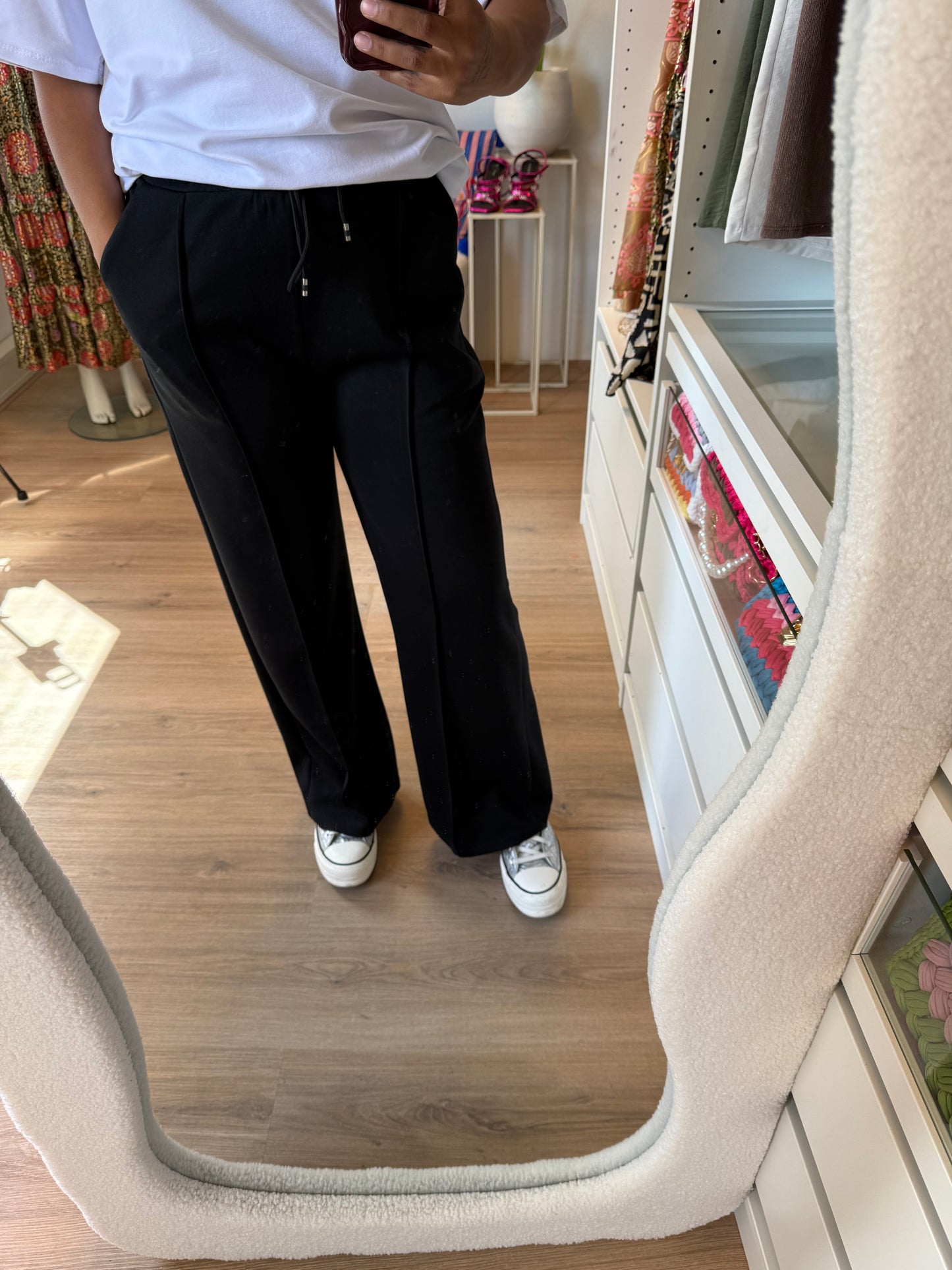 Jaimy jogger straight fit black