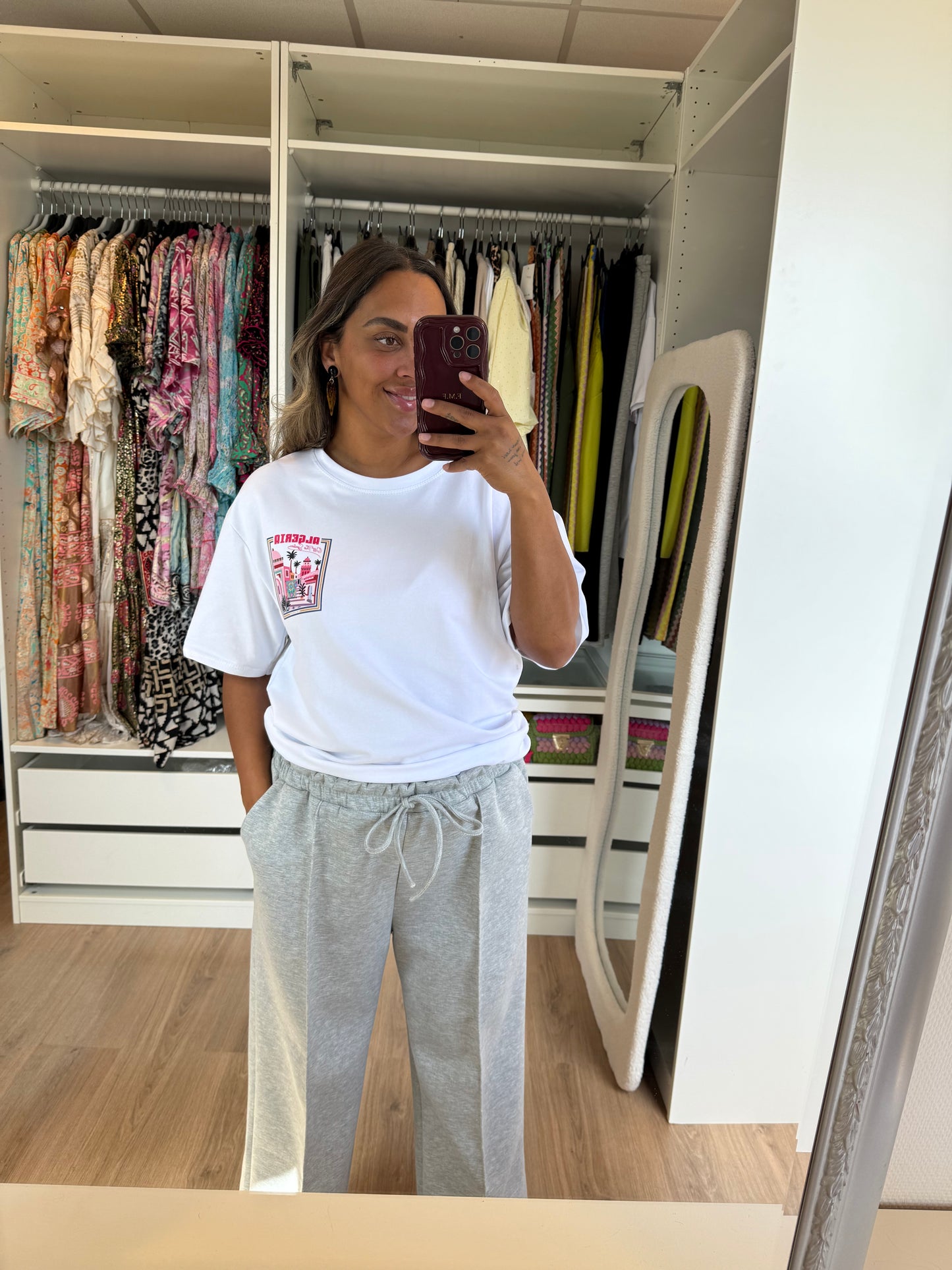 Jaimy jogger straight fit grey