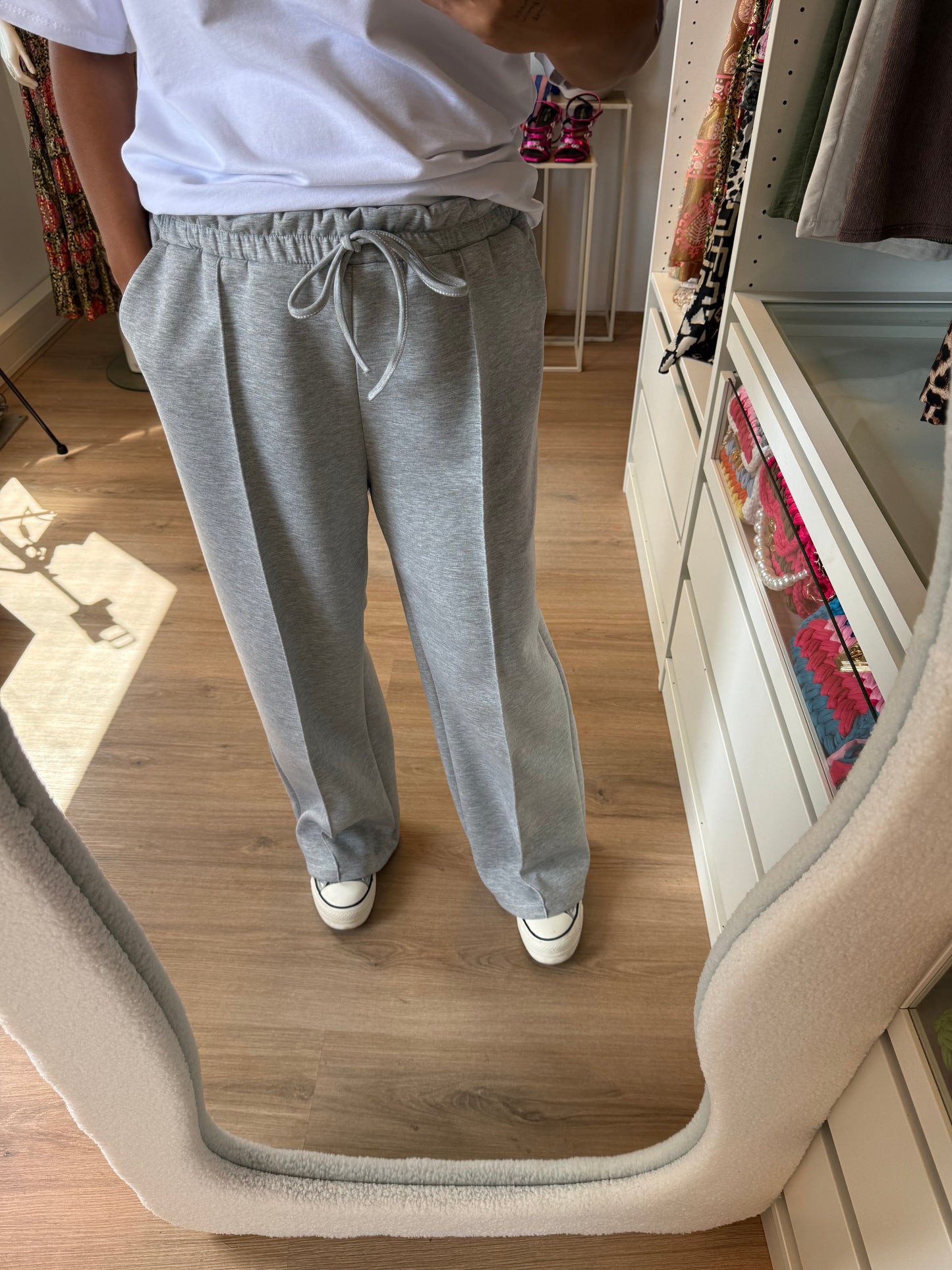 Jaimy jogger straight fit grey