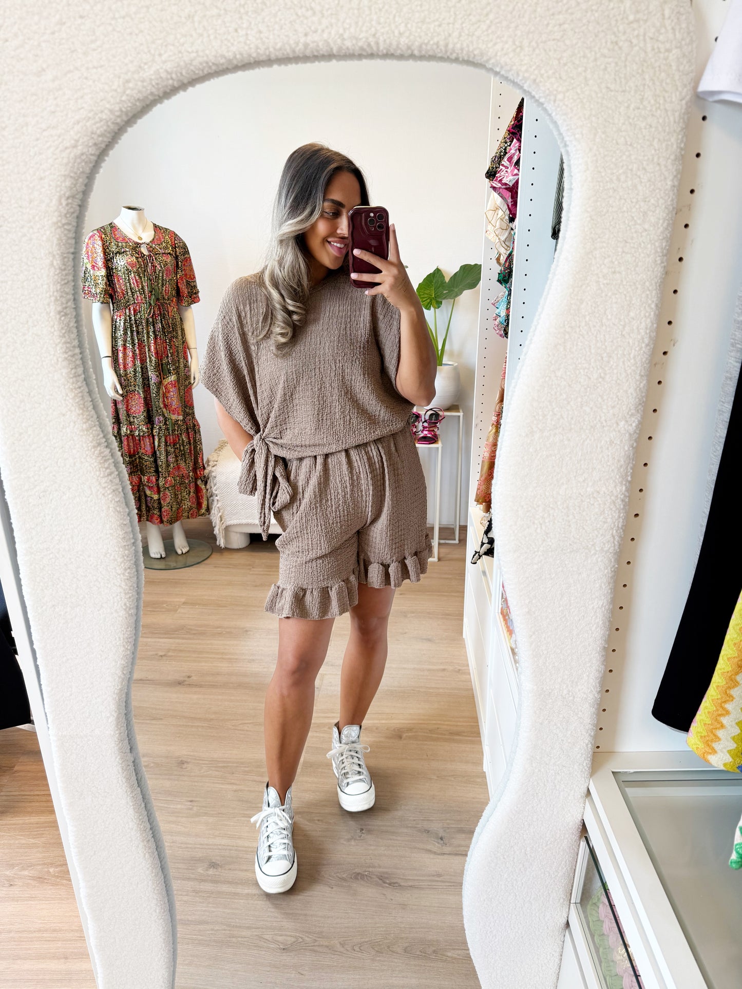 Celine crepe set choco