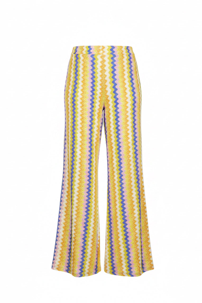 Abby soft glitter aztec pants bright yellow