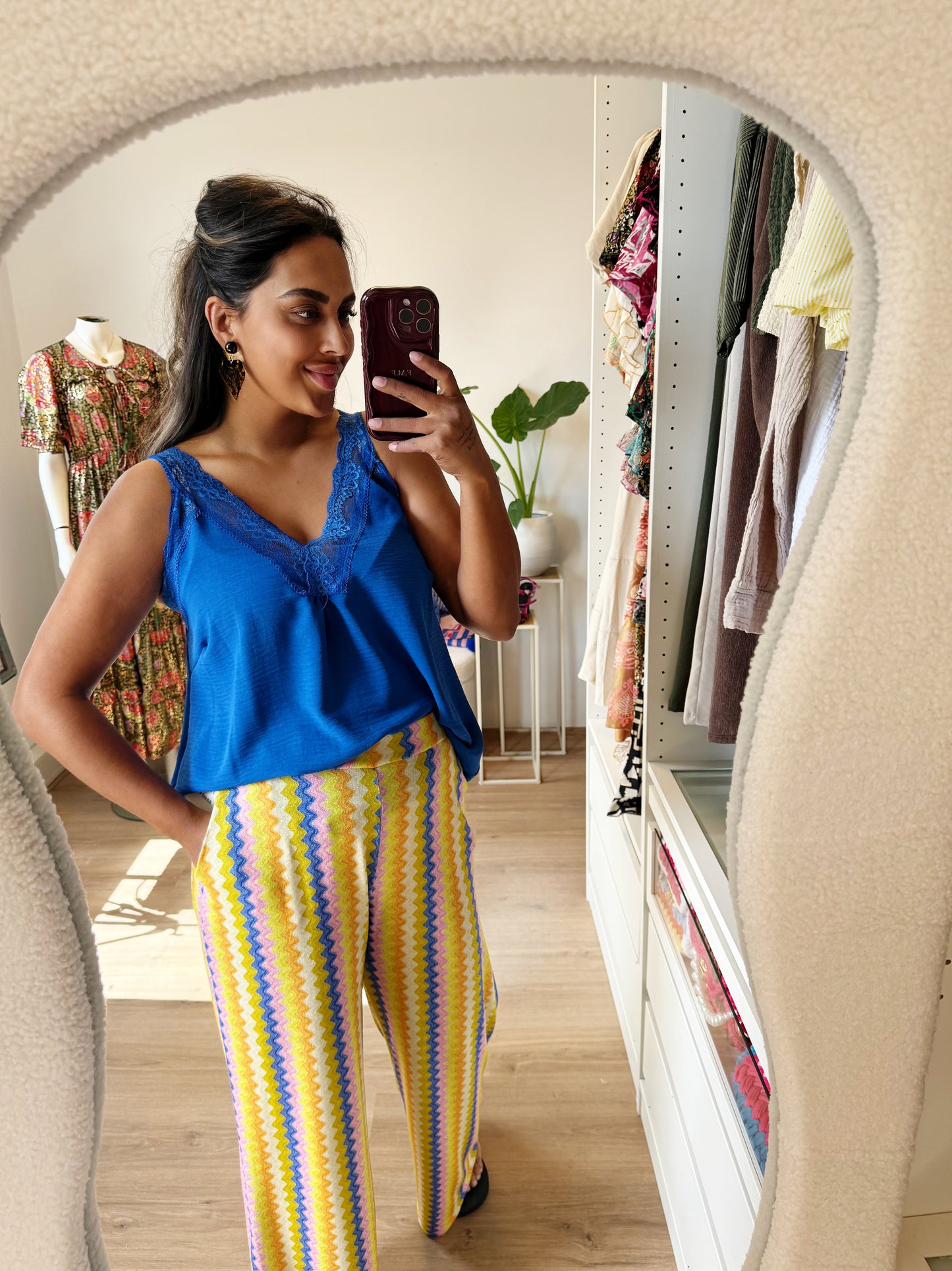 Abby soft glitter aztec pants bright yellow