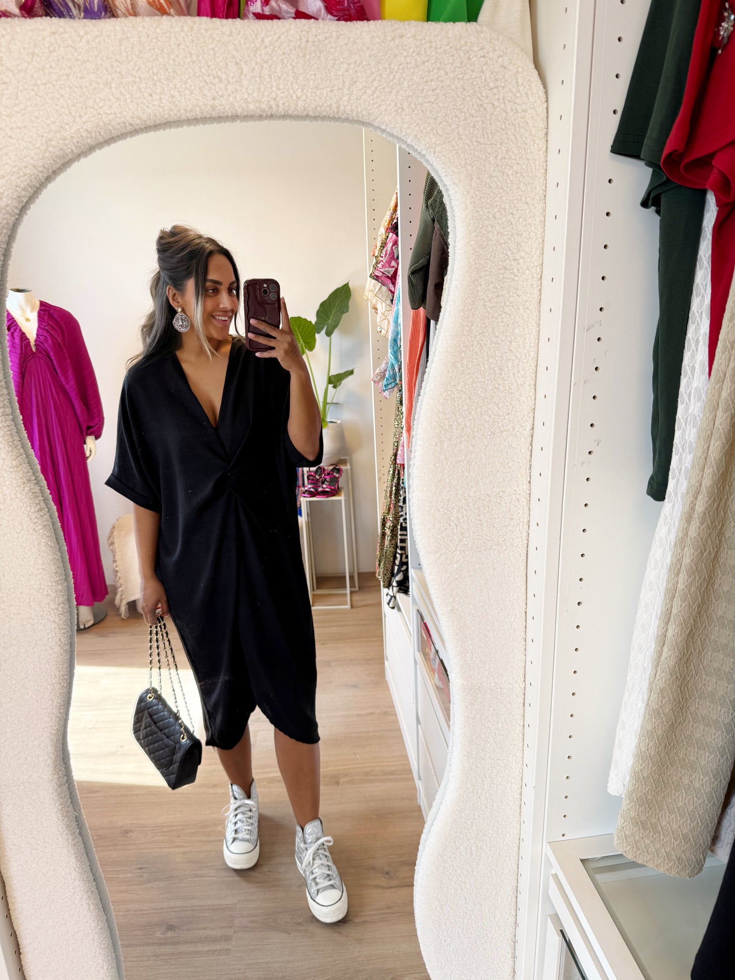 Kayla knot dress black