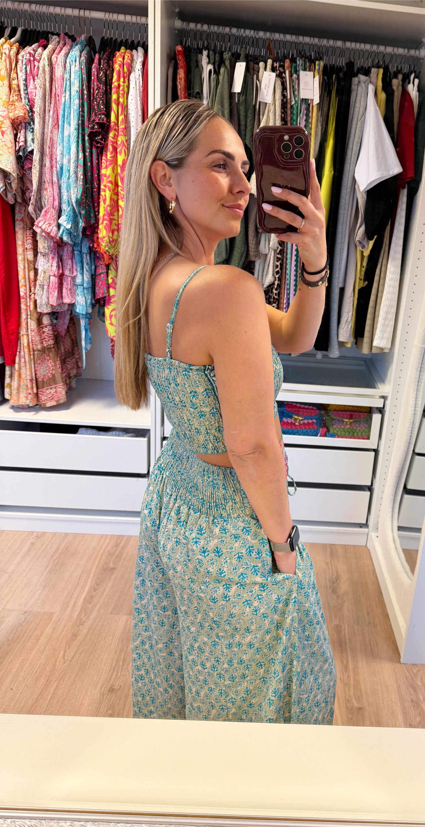 India two piece set mint & lightblue