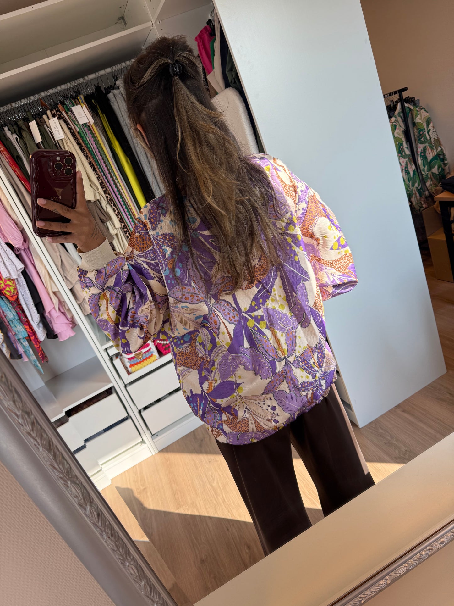 Julie jungle jacket purple