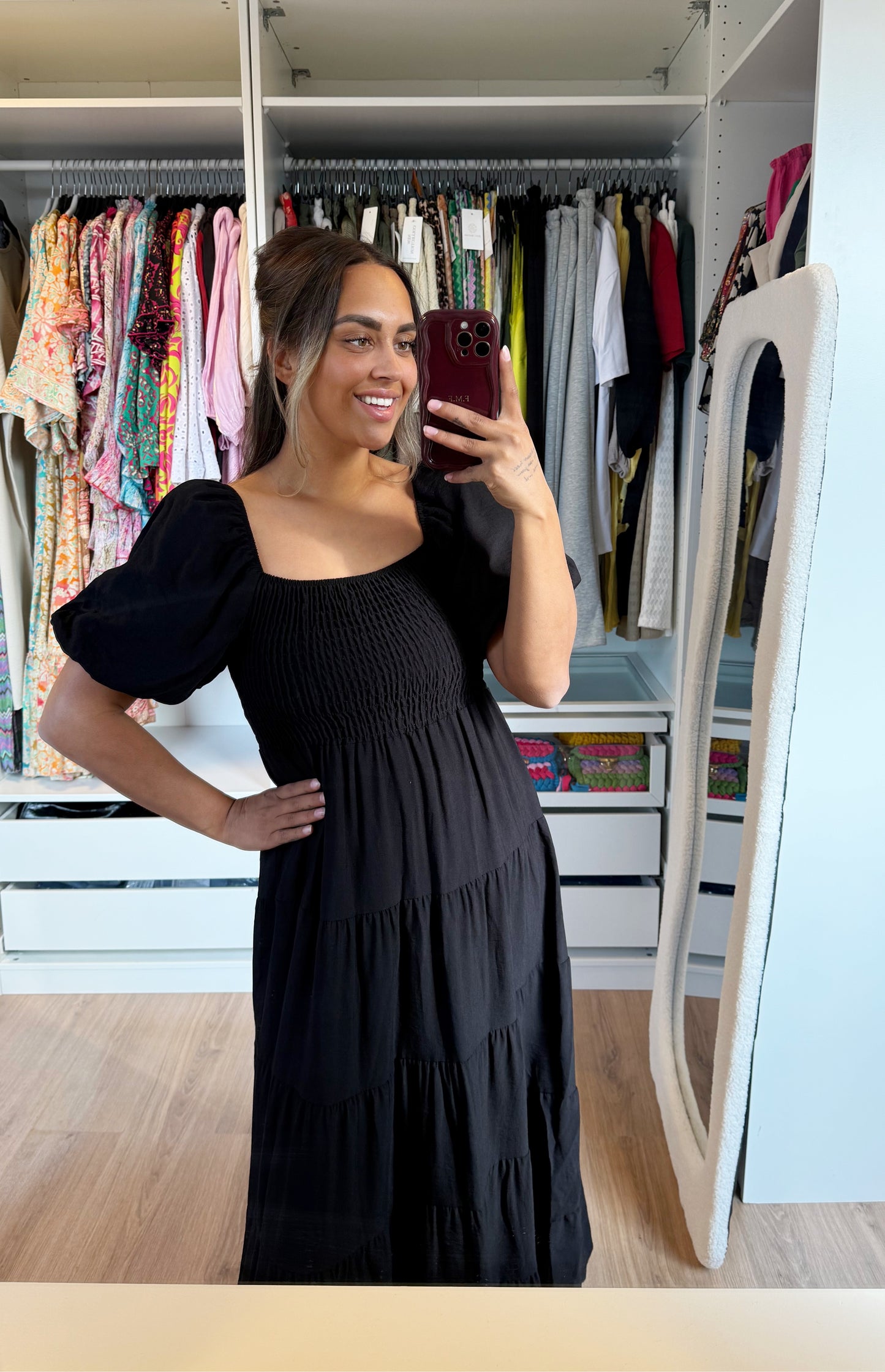 Elenore maxi dress black