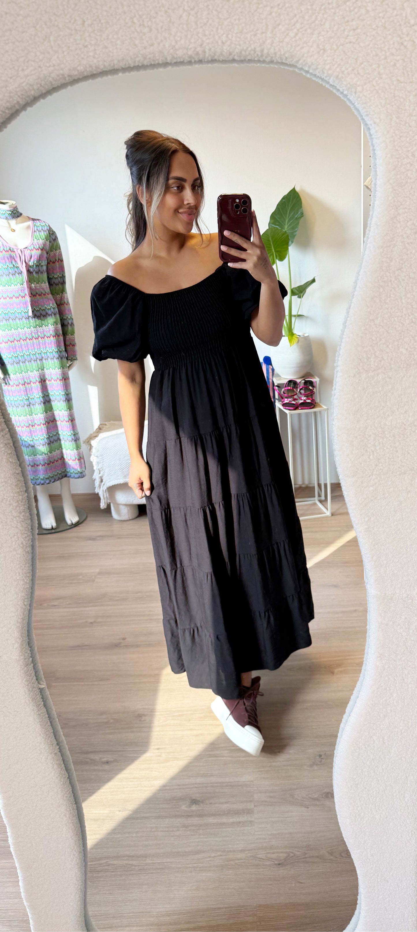 Elenore maxi dress black