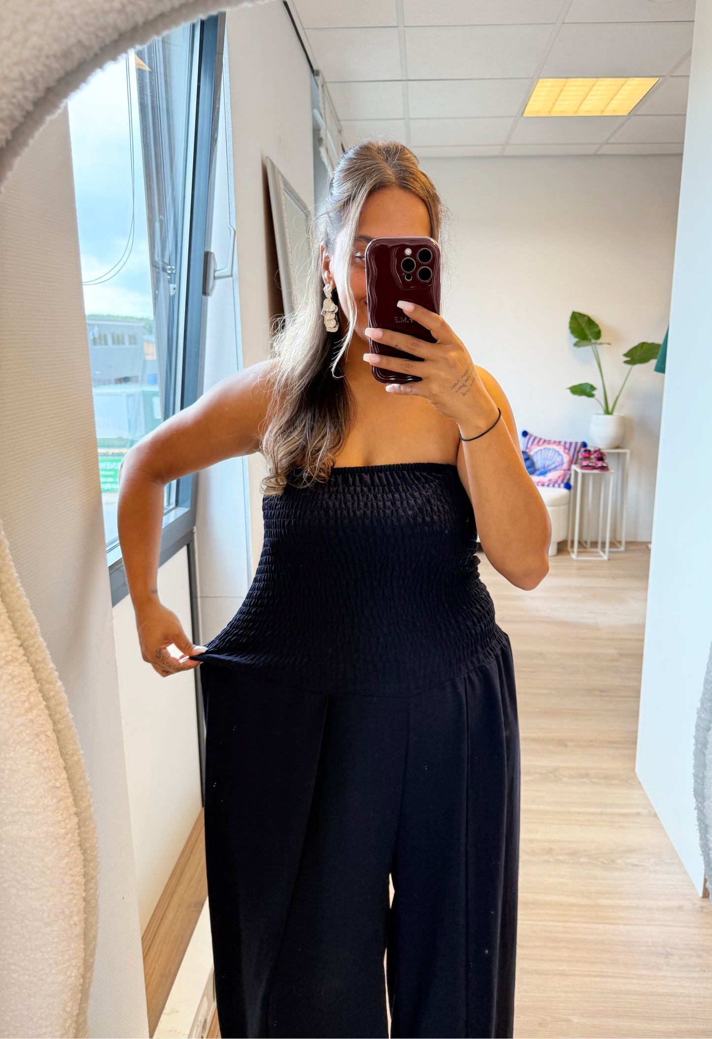 Janity jumpsuit strapless navy