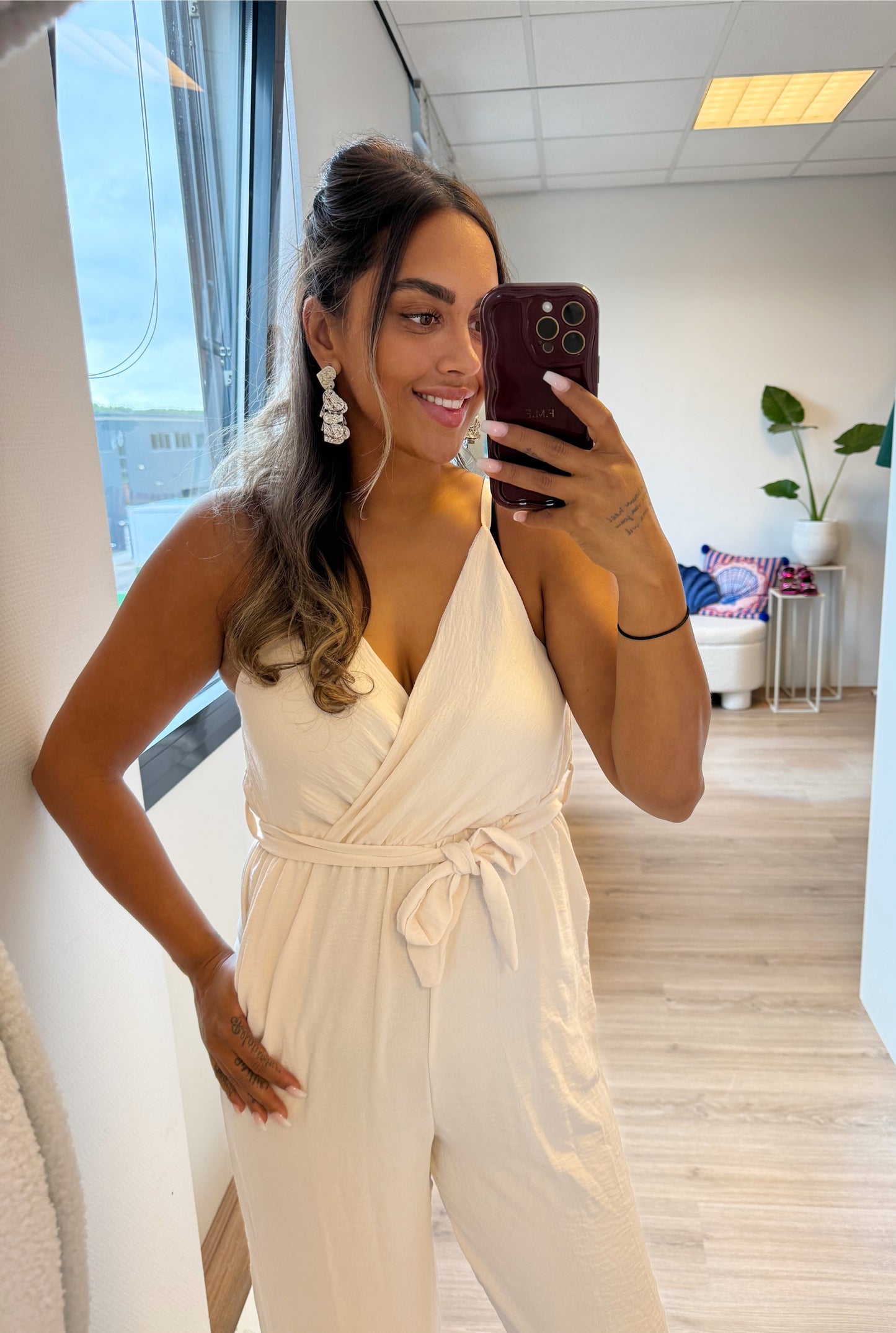 Jaela jumpsuit creme