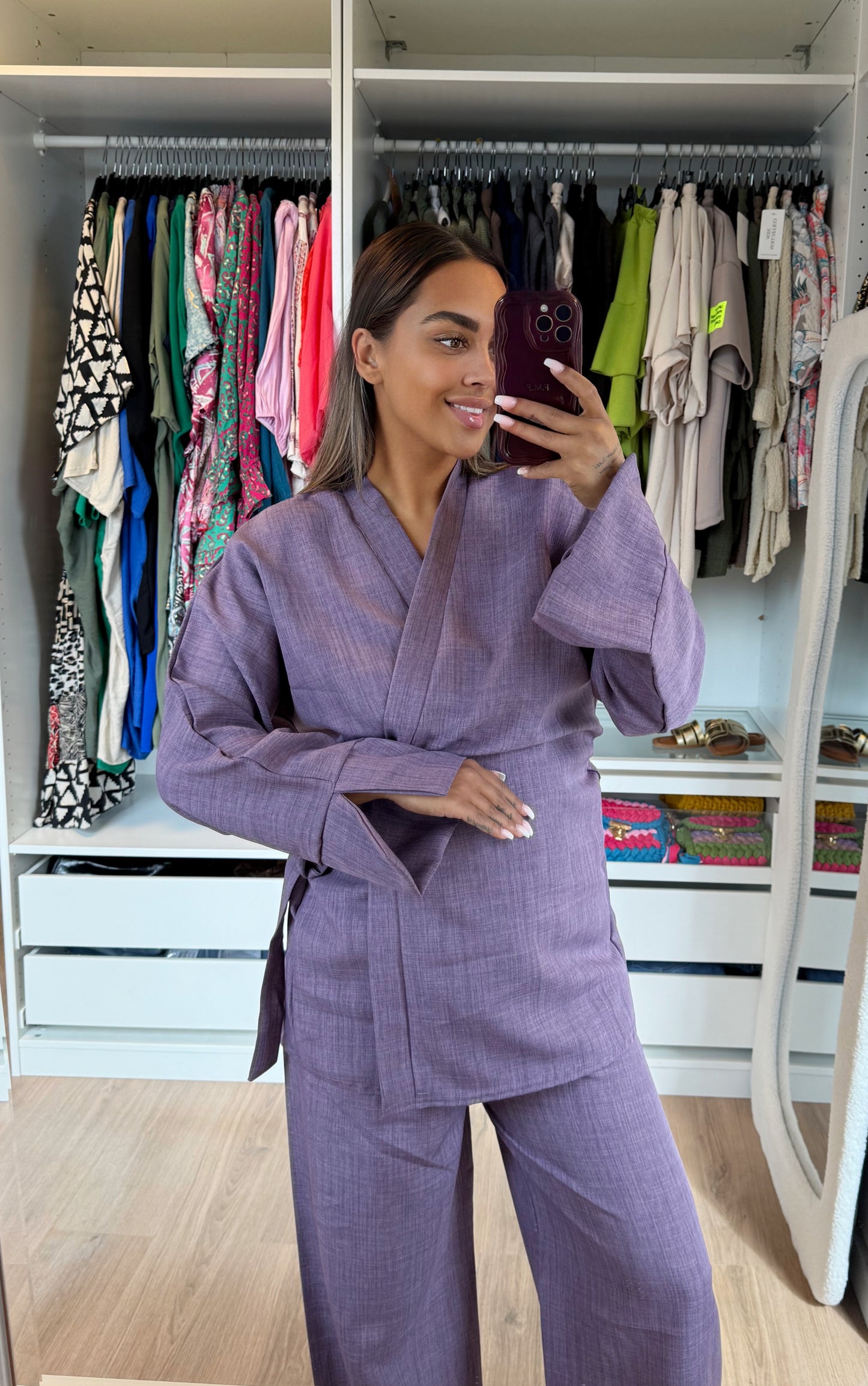 Layla two piece set lila