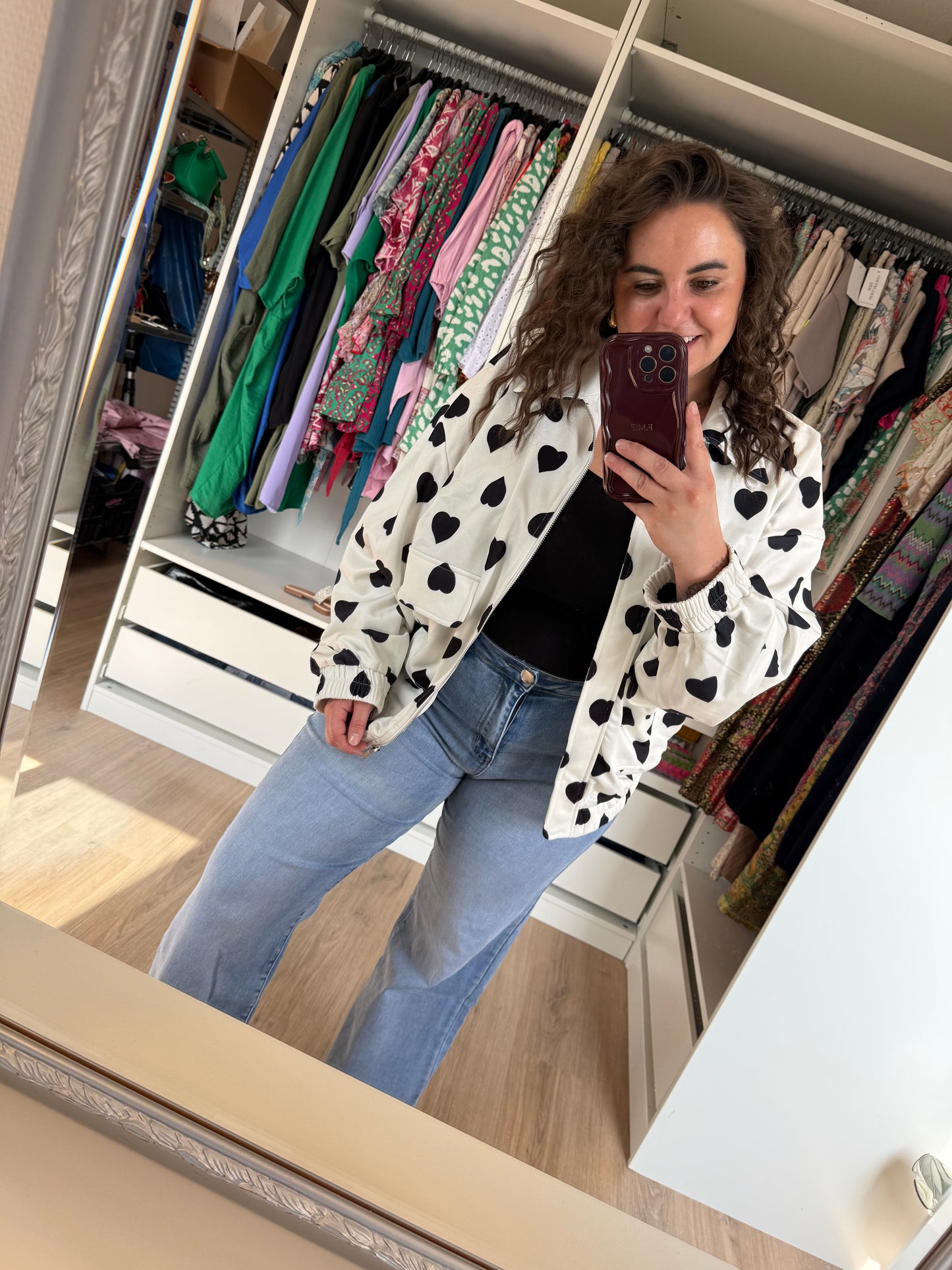 Hailey all over hearts jacket