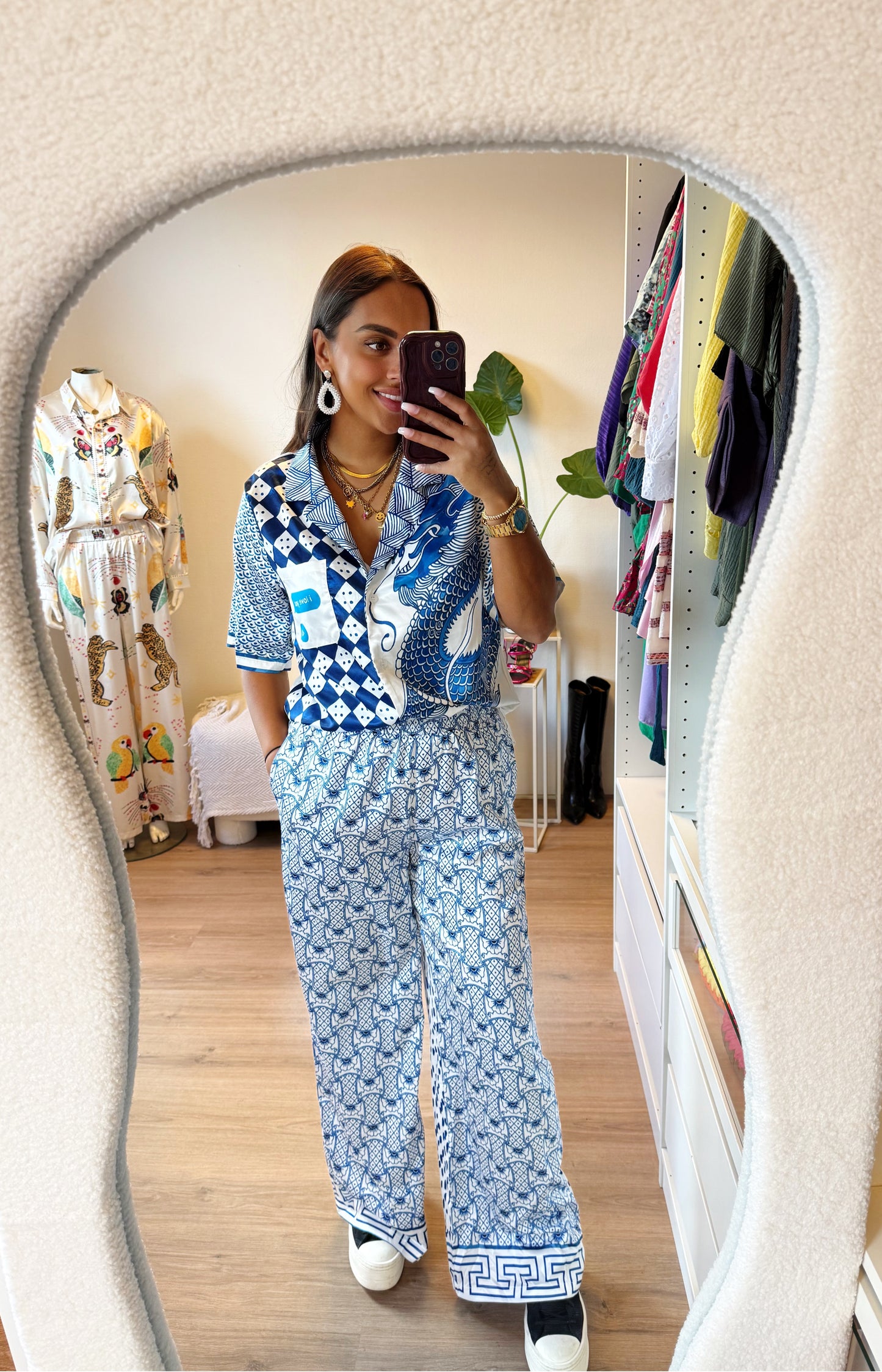 Silky dragon two piece blue lagoon