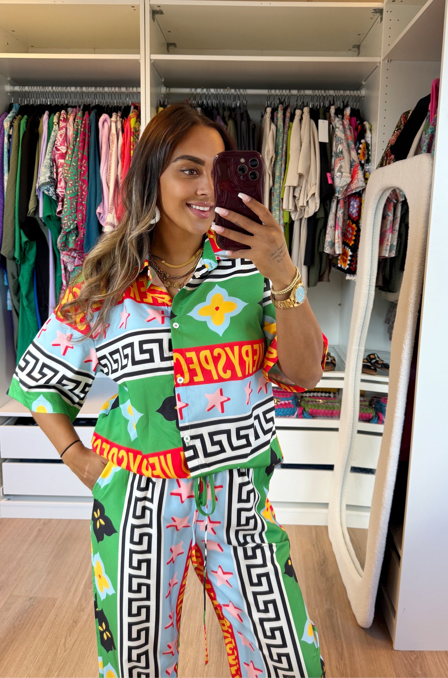 Fashion two piece colorful