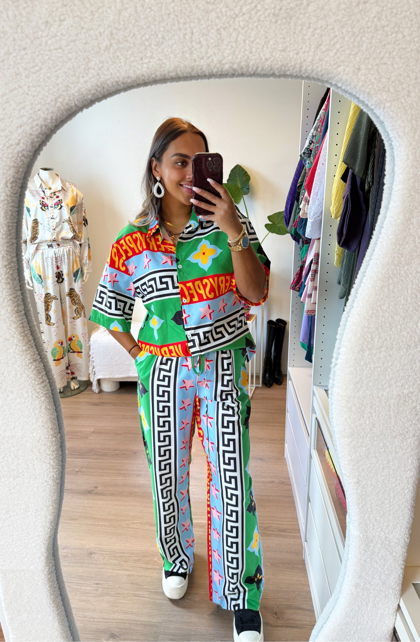 Fashion two piece colorful