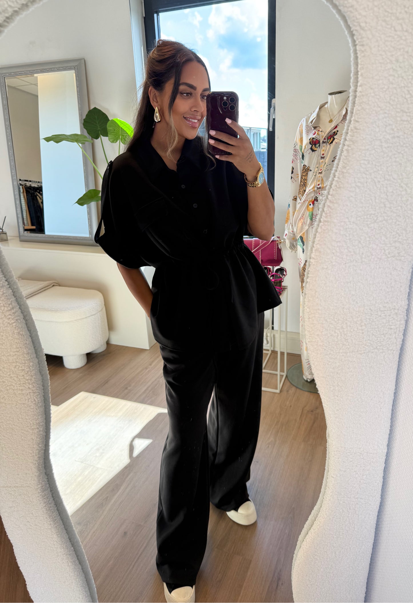 Coco cargo suit black