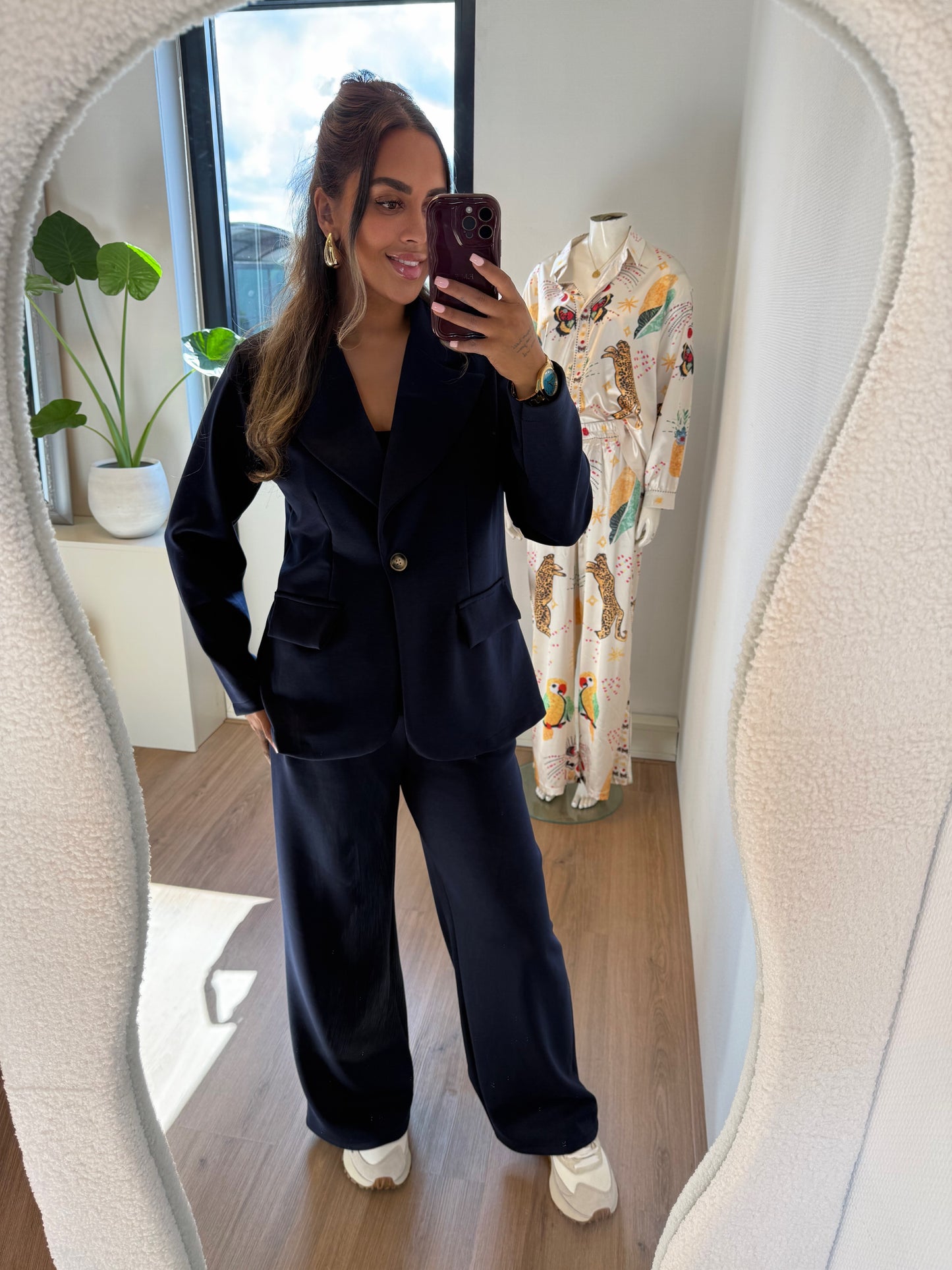 Jacey jogger suit navy blue