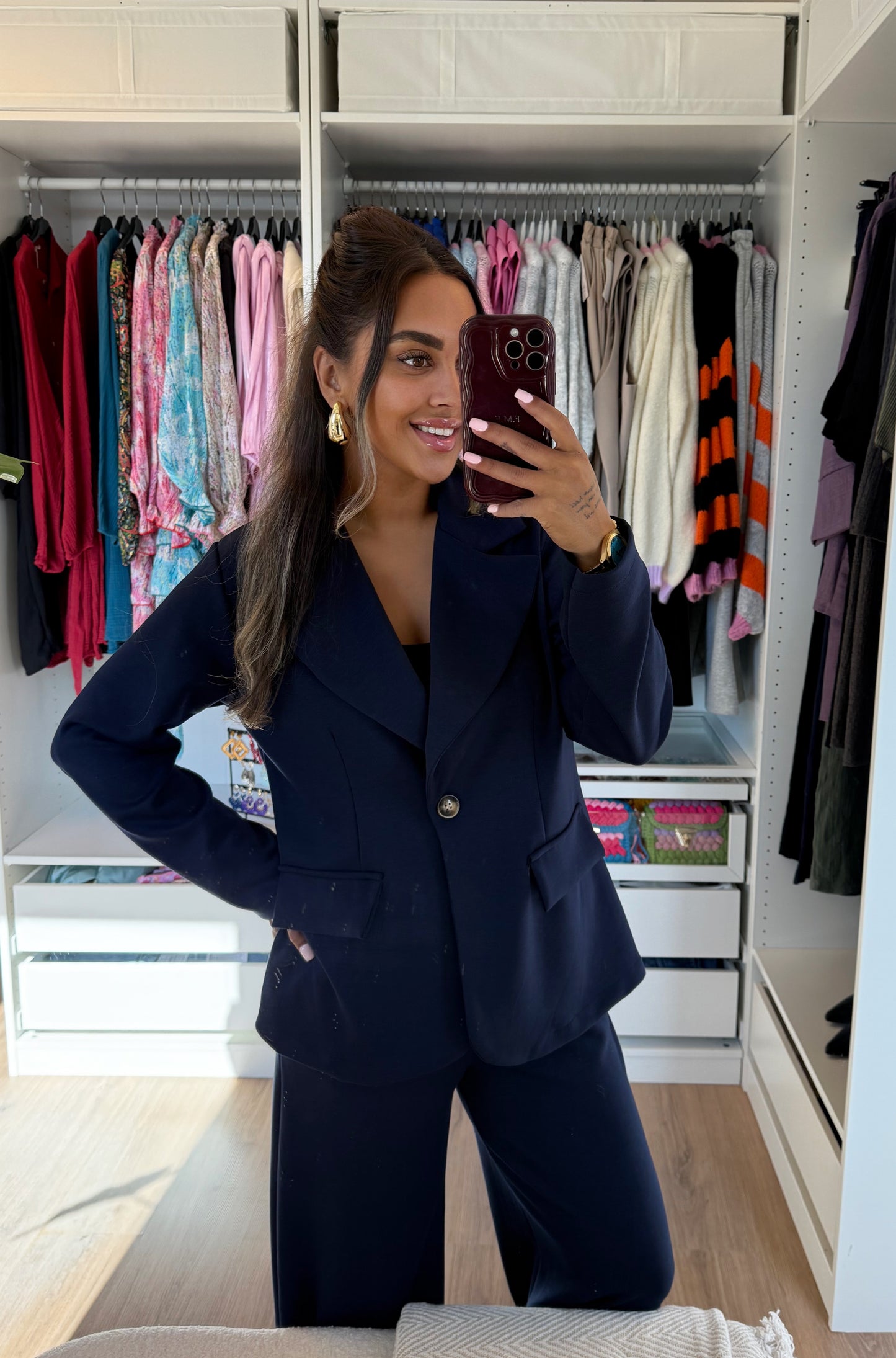 Jacey jogger suit navy blue