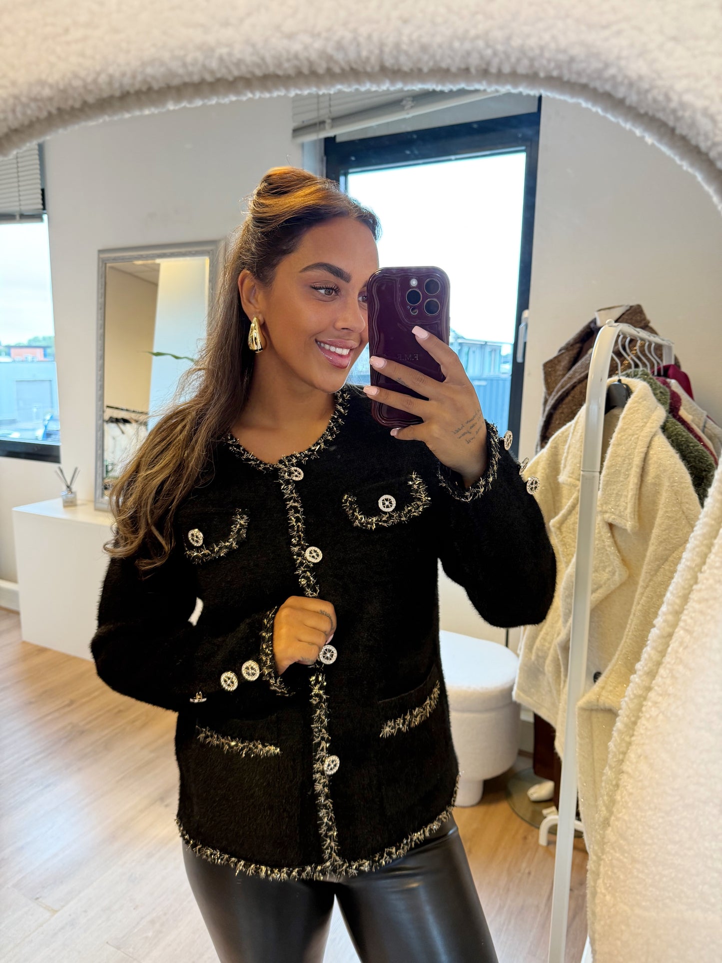 Eleonore elegant vest black