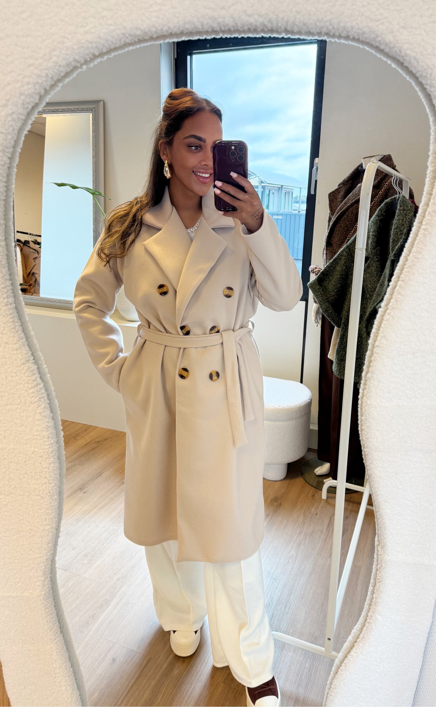 Yara trenchcoat beige