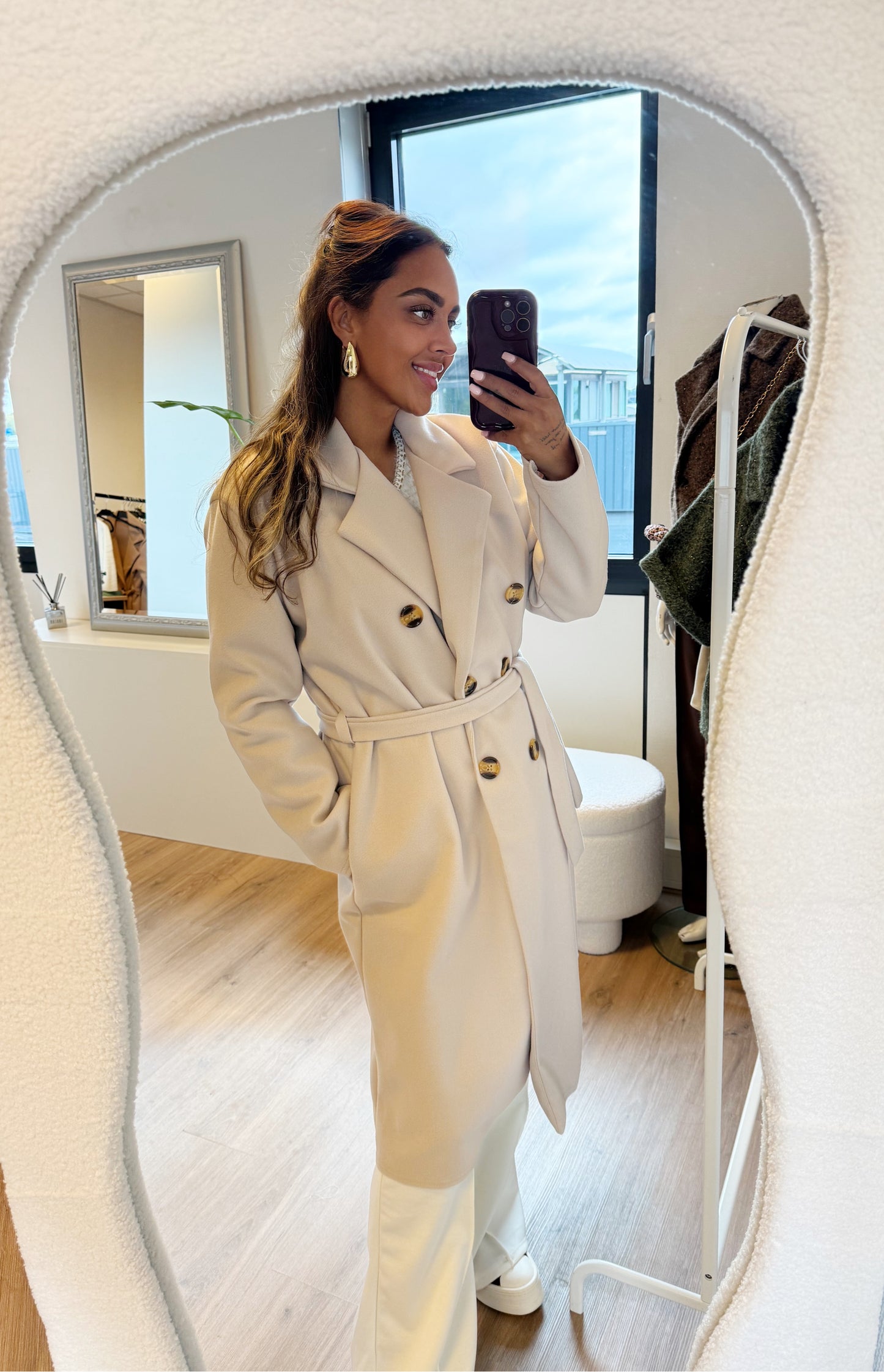 Yara trenchcoat beige