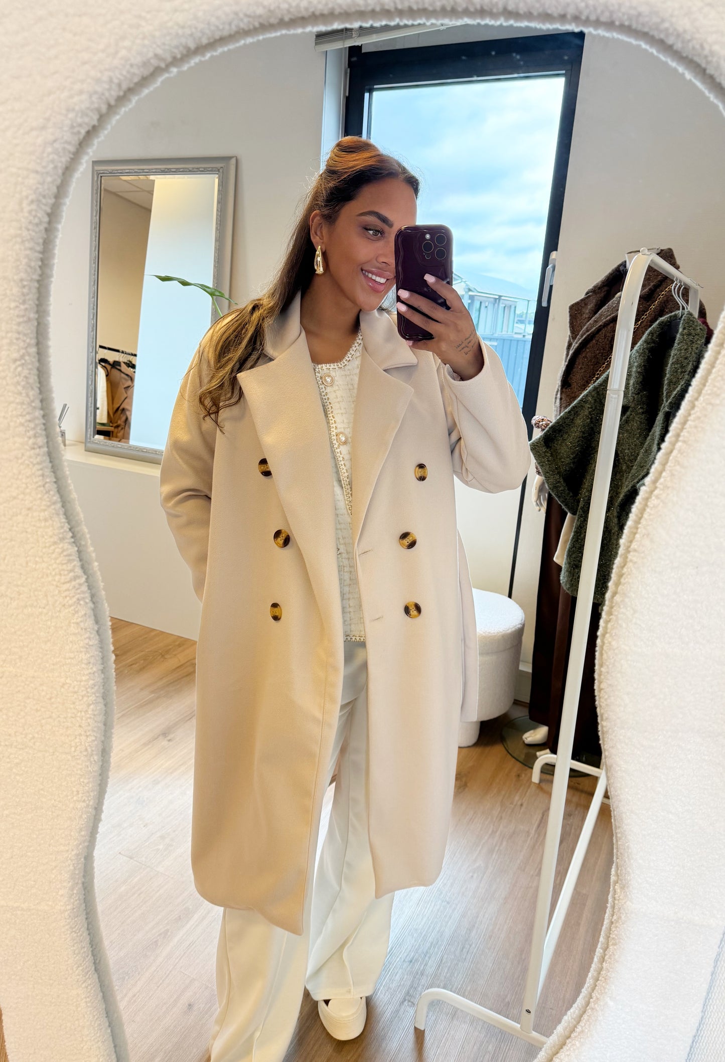 Yara trenchcoat beige