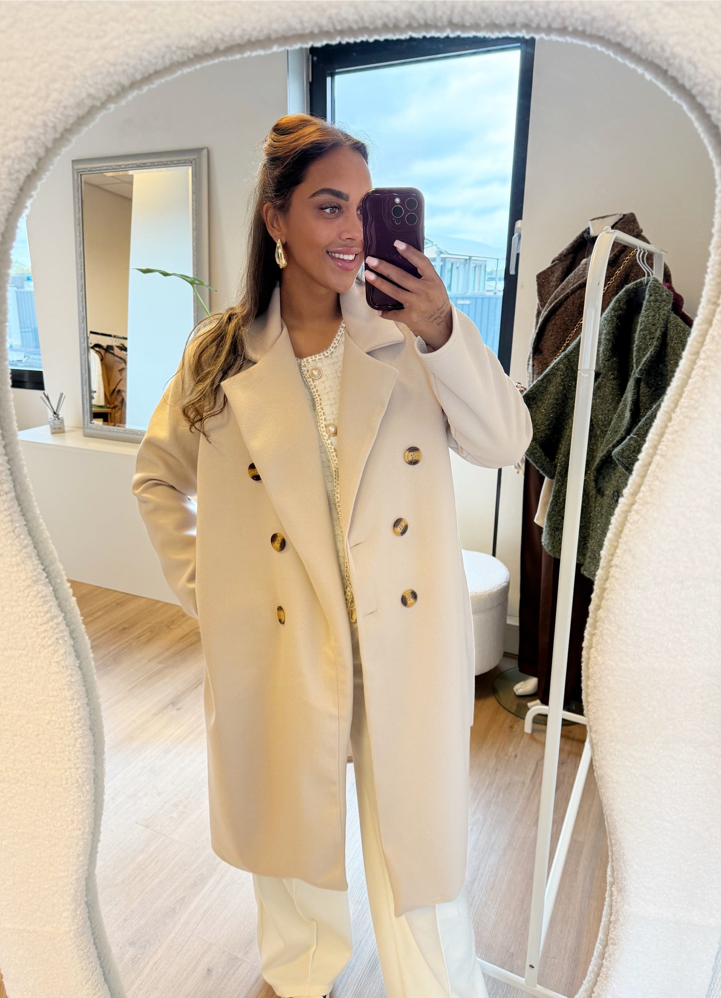 Yara trenchcoat beige