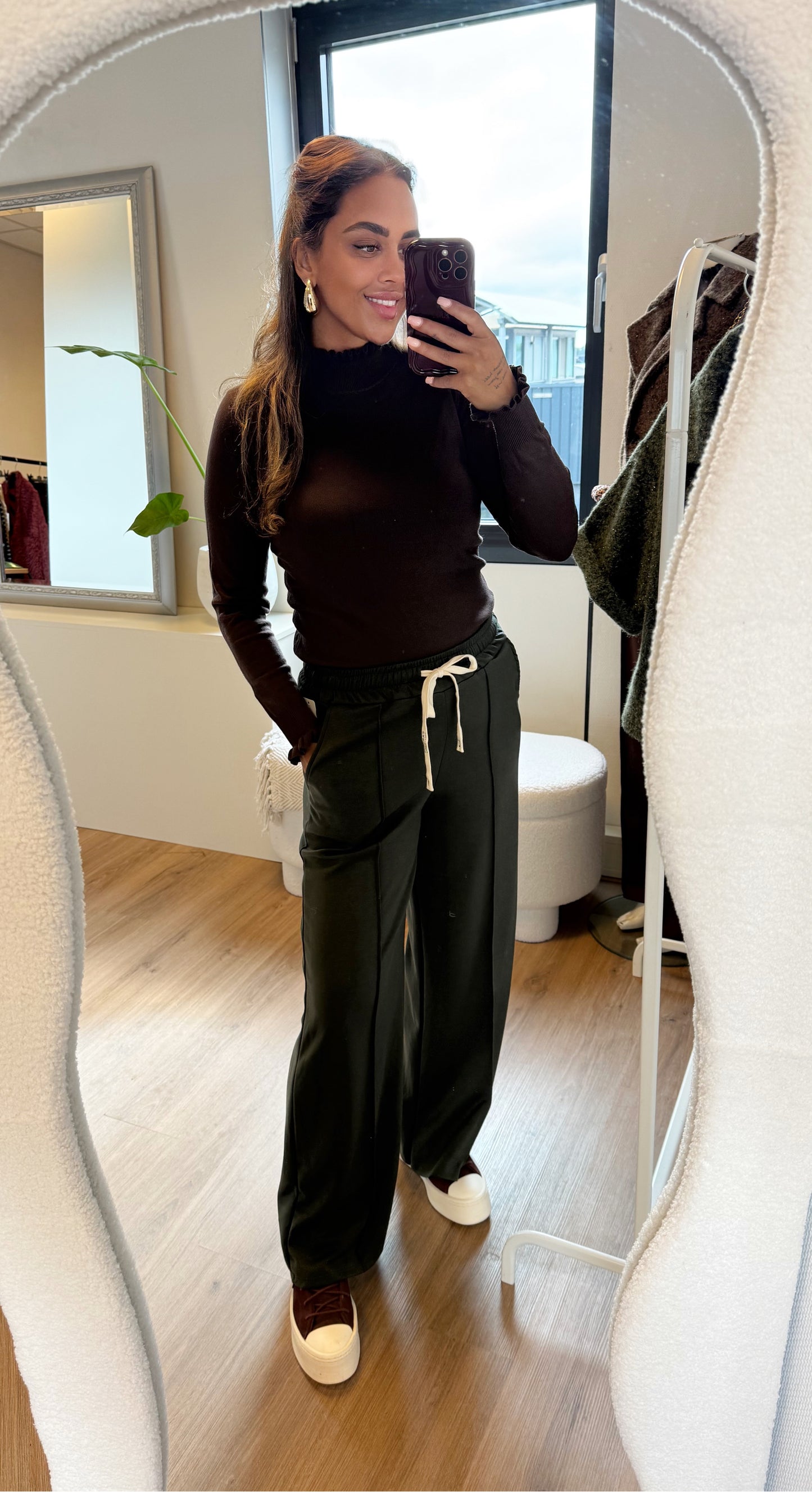 Tailored jogger straight fit army