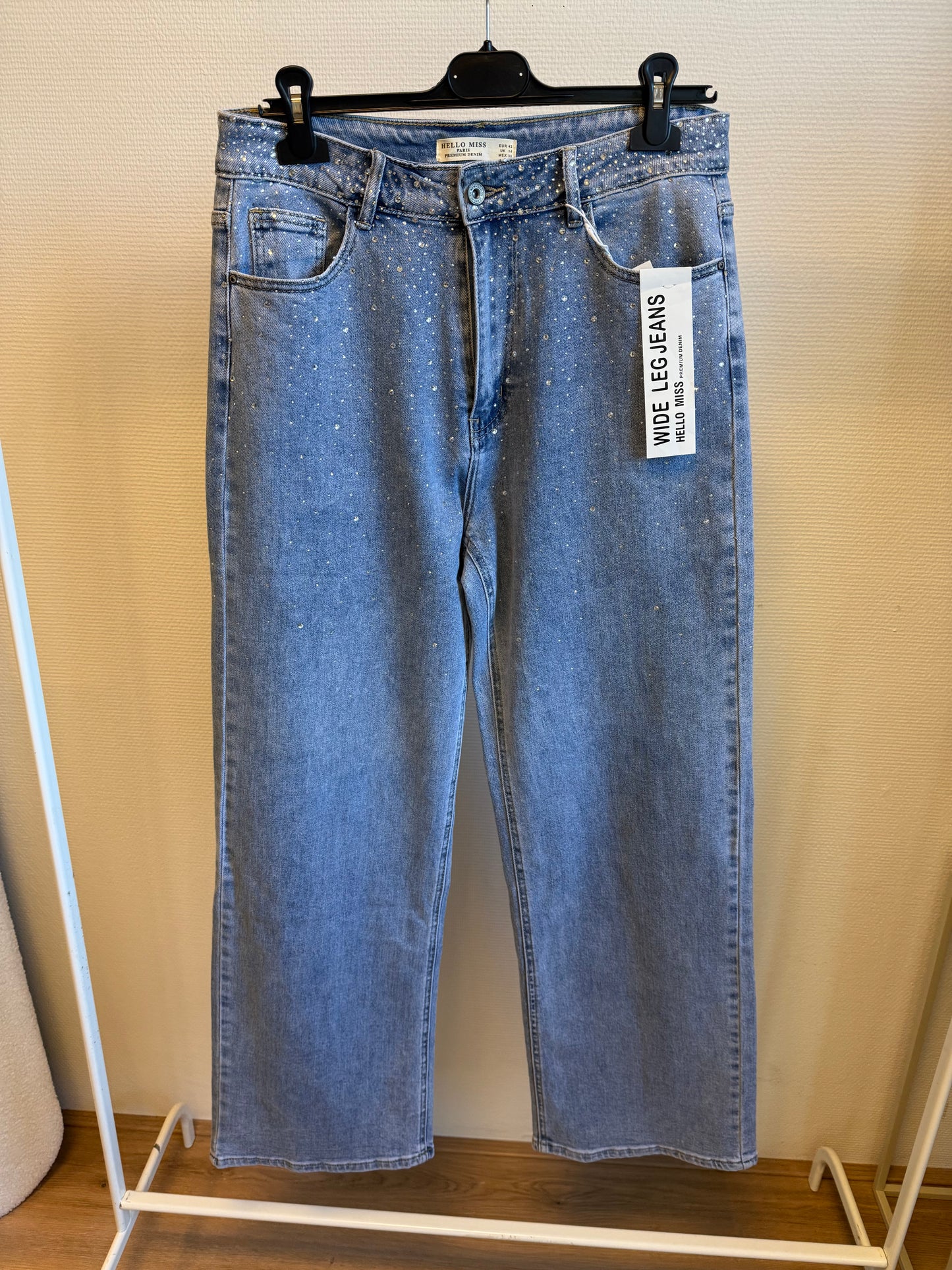 Sequin jeans wide leg blue