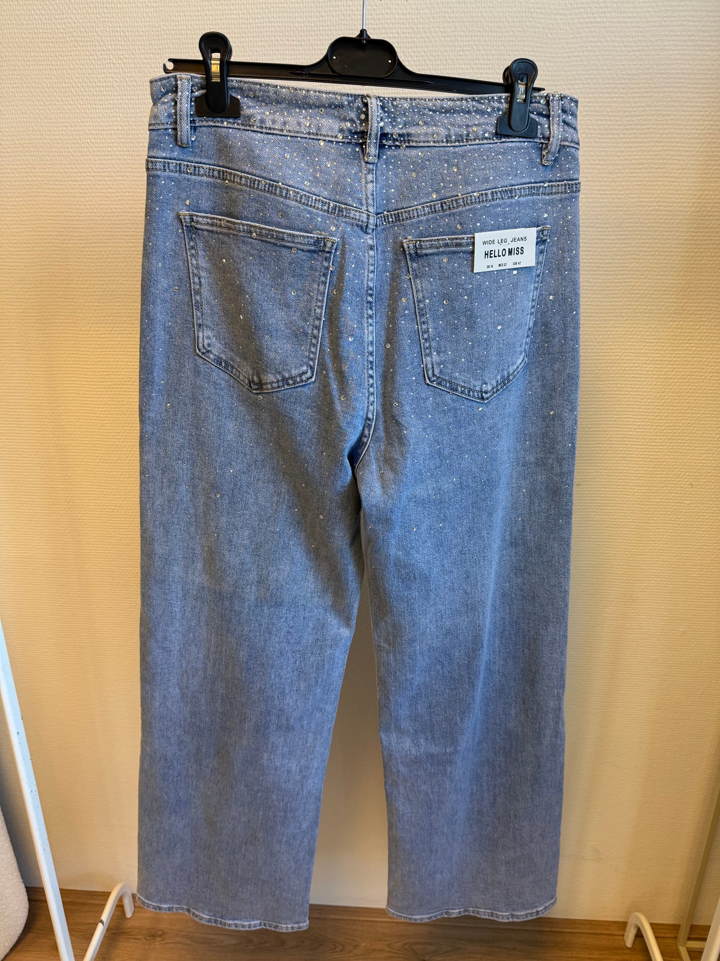 Sequin jeans wide leg blue