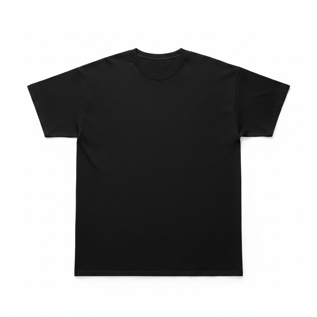 Tshirt super soft zwart