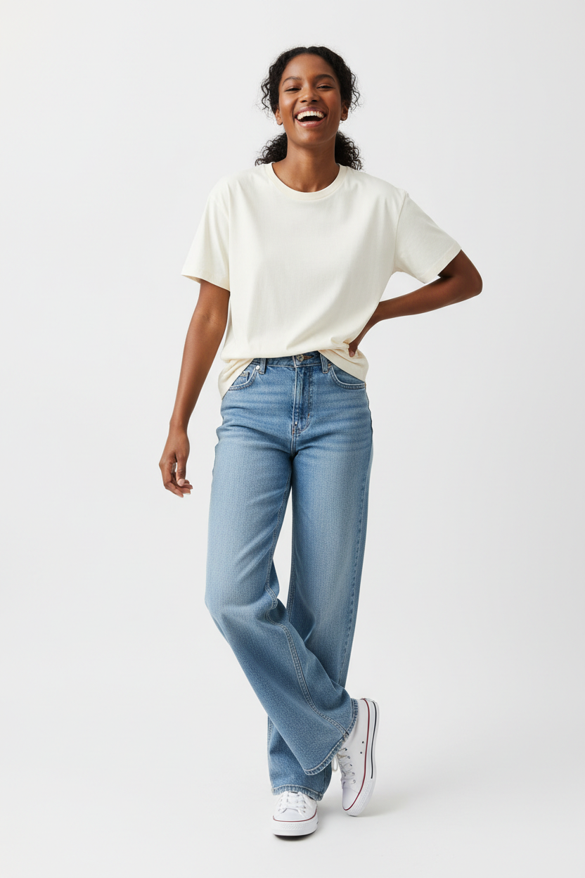 Tshirt super soft wit