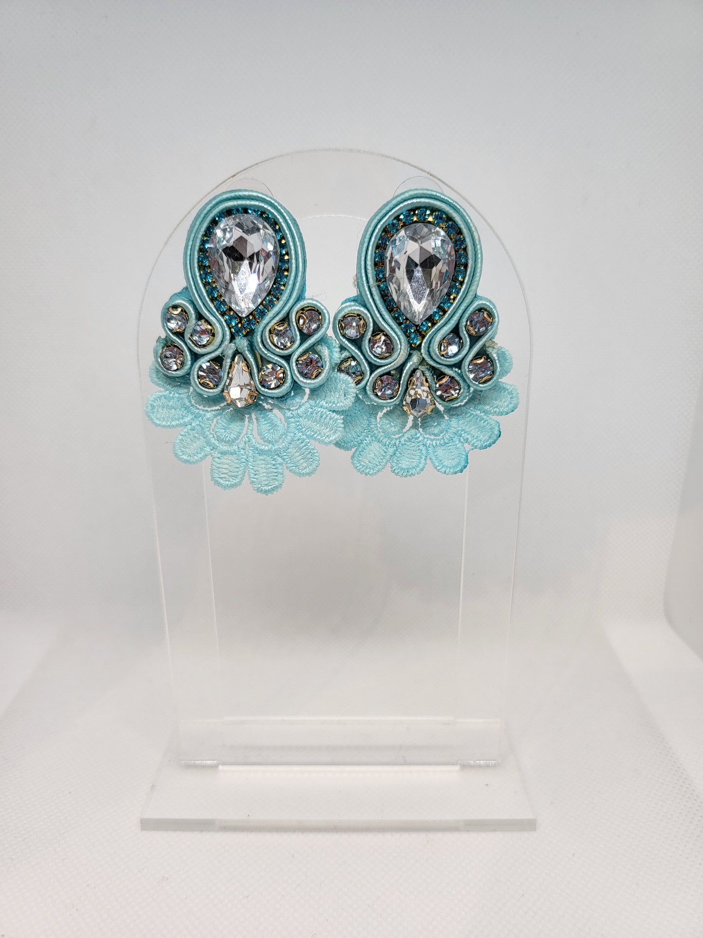 Earrings Ice Blue
