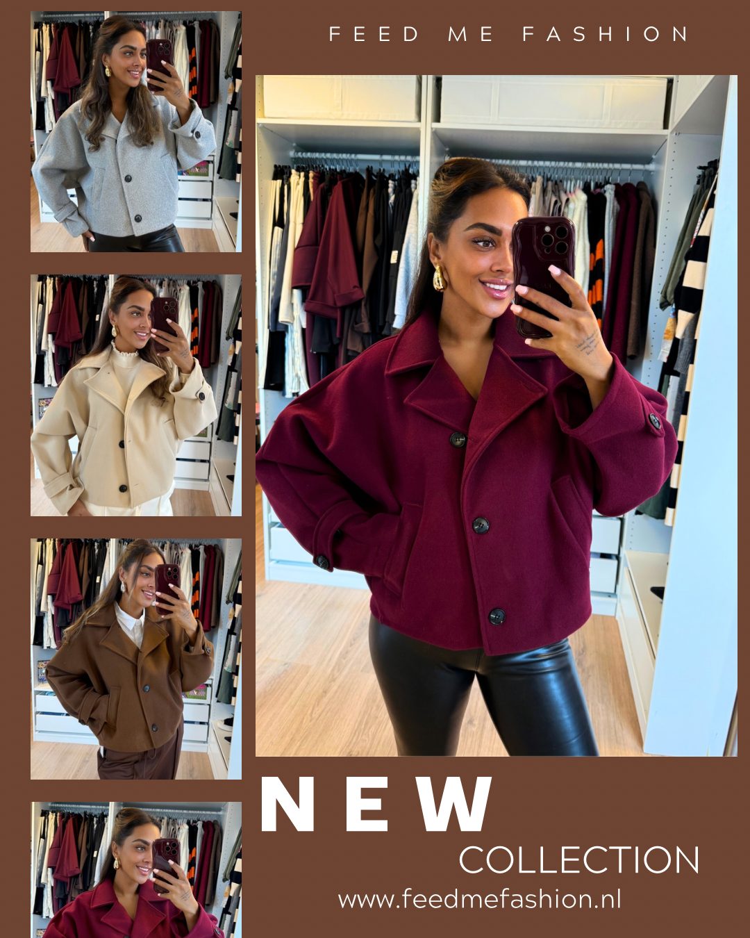 Benthe butterfly trenchcoat bordeaux