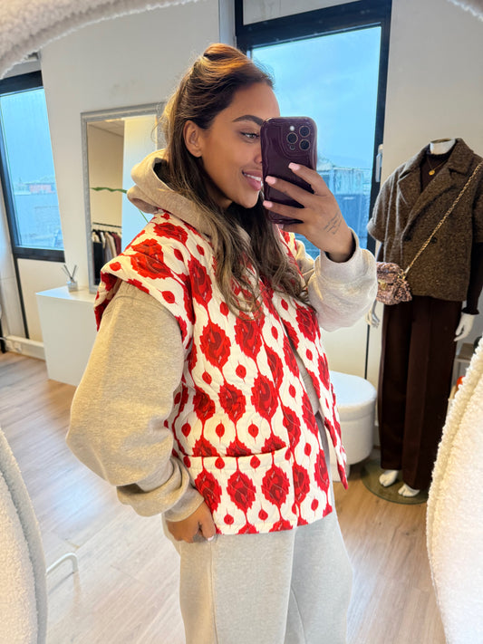 Norah gilet red