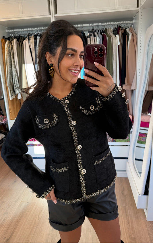Eleonore elegant vest black